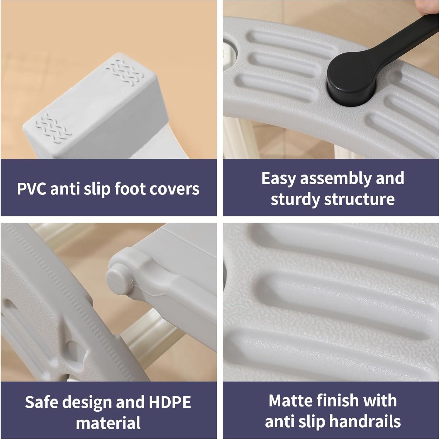 Set de Escalada 5 en 1 UNICOO Triángulo Pikler Gris