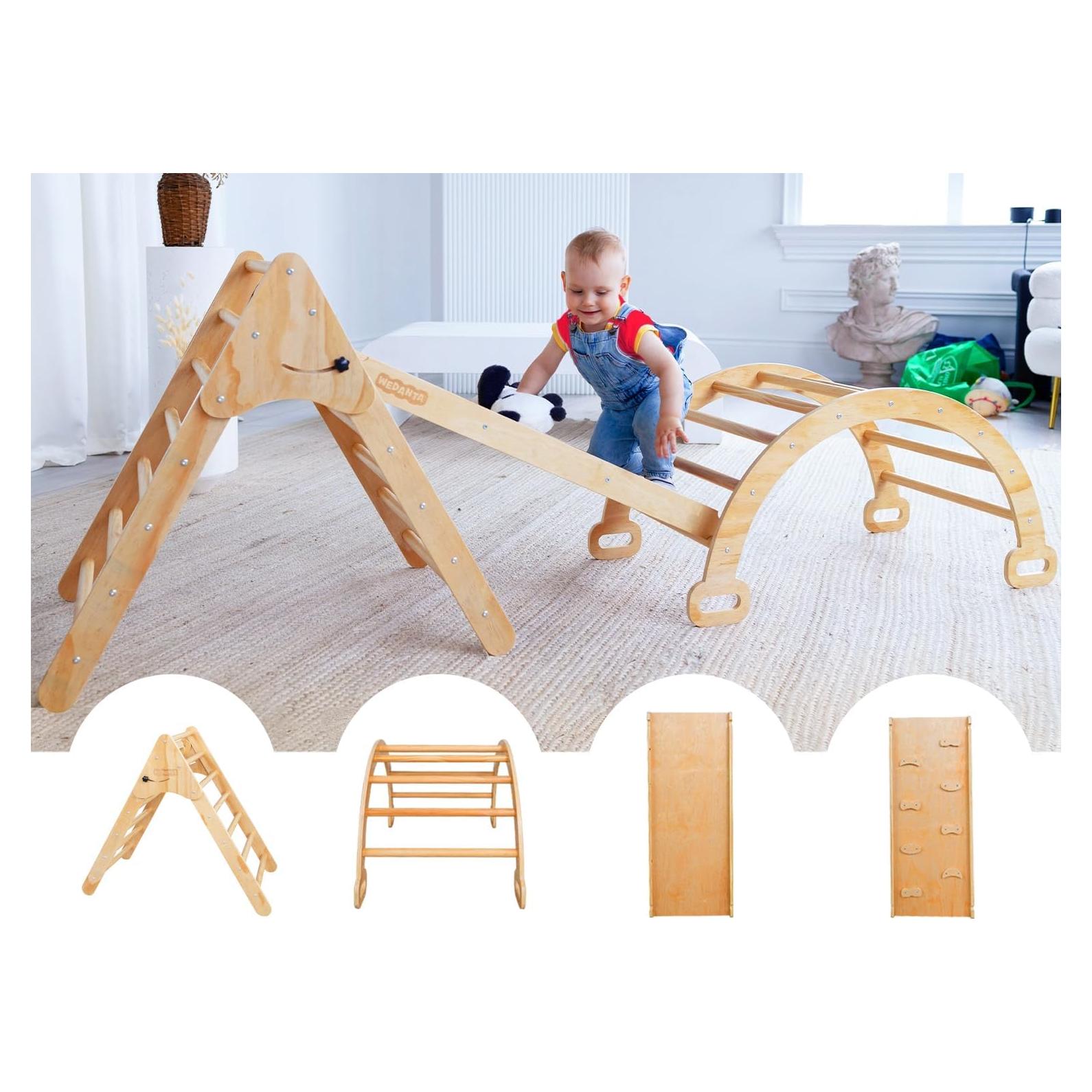 Conjunto de Escalada Plegable Wedanta 4 en 1 para Niños