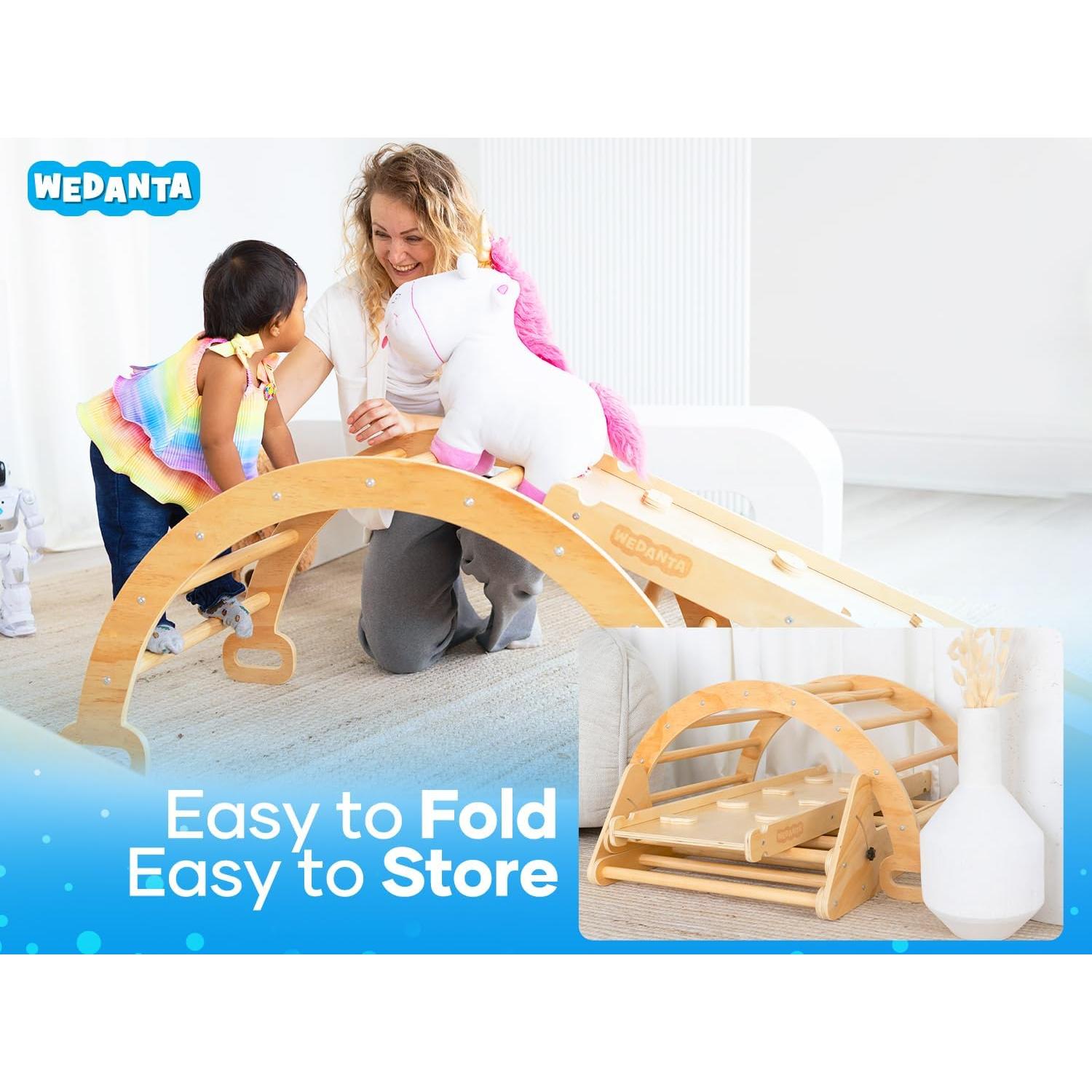 Conjunto de Escalada Plegable Wedanta 4 en 1 para Niños