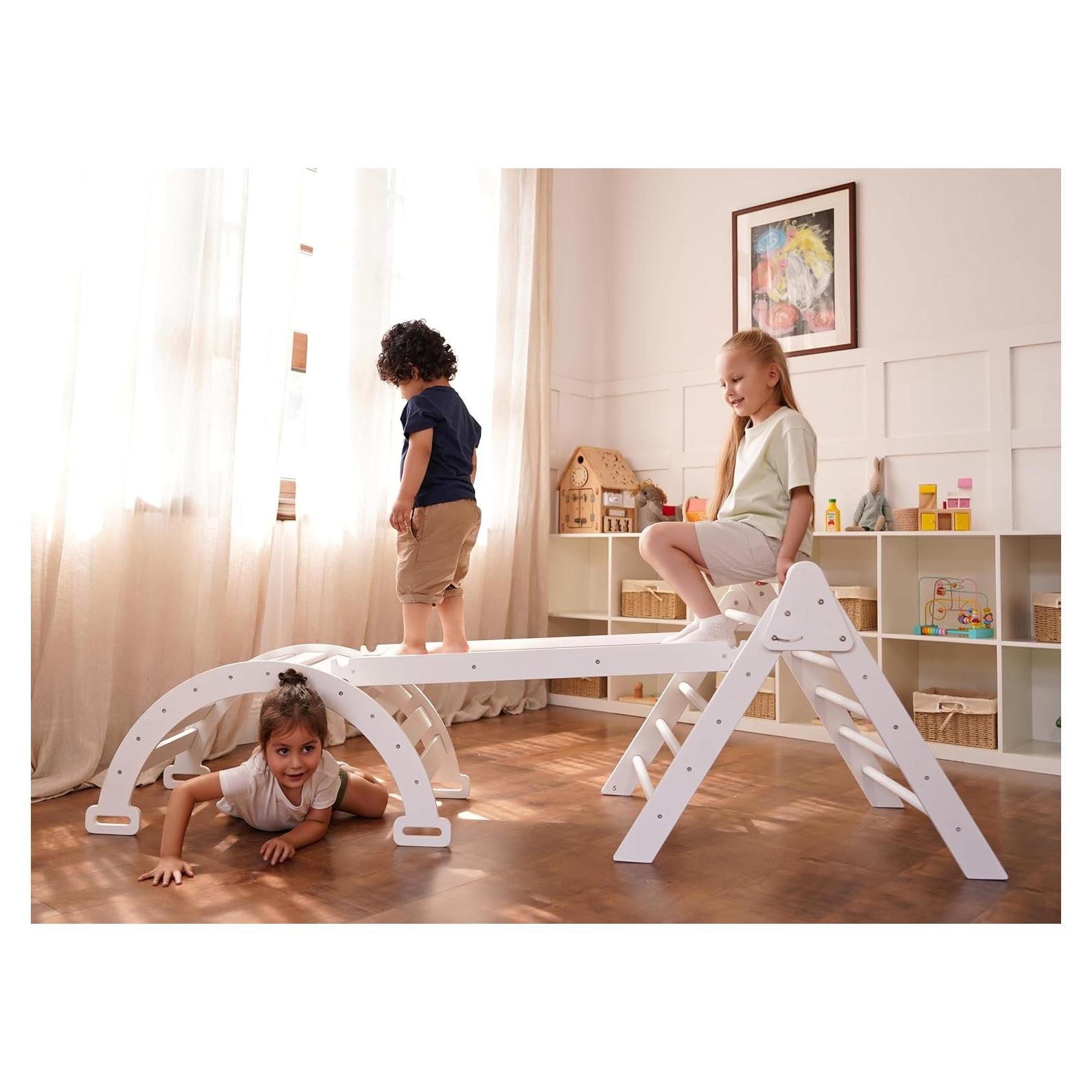 Gimnasio de Escalada Interior Avenlur Hazel 5-en-1 para Niños