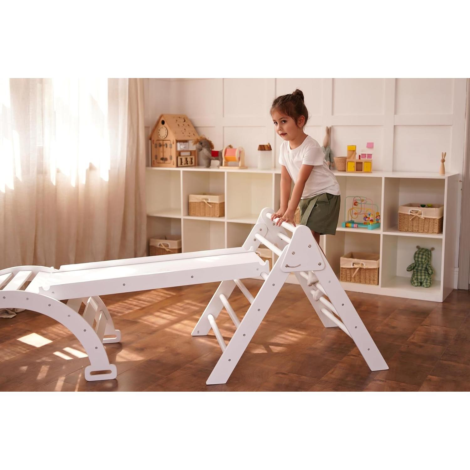 Gimnasio de Escalada Interior Avenlur Hazel 5-en-1 para Niños