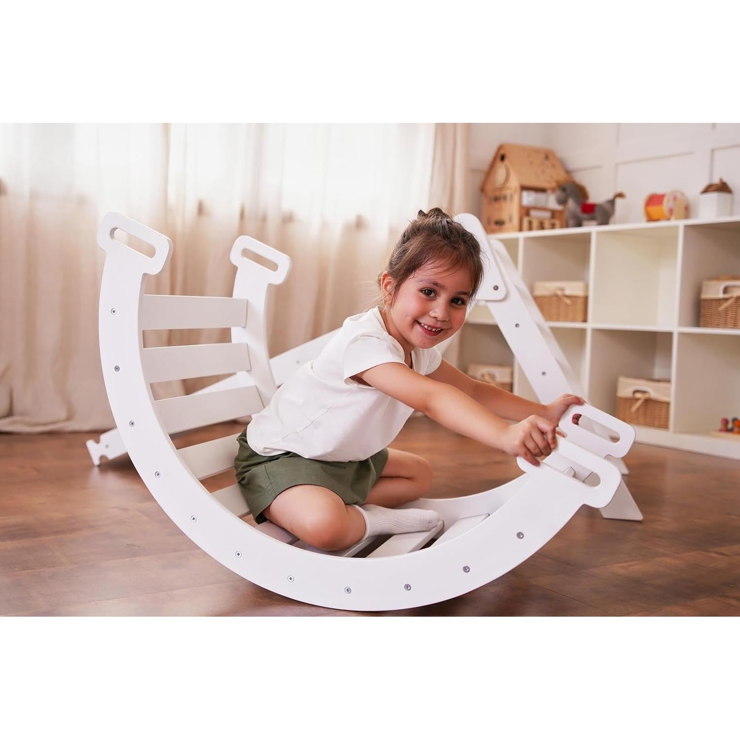 Gimnasio de Escalada Interior Avenlur Hazel 5-en-1 para Niños