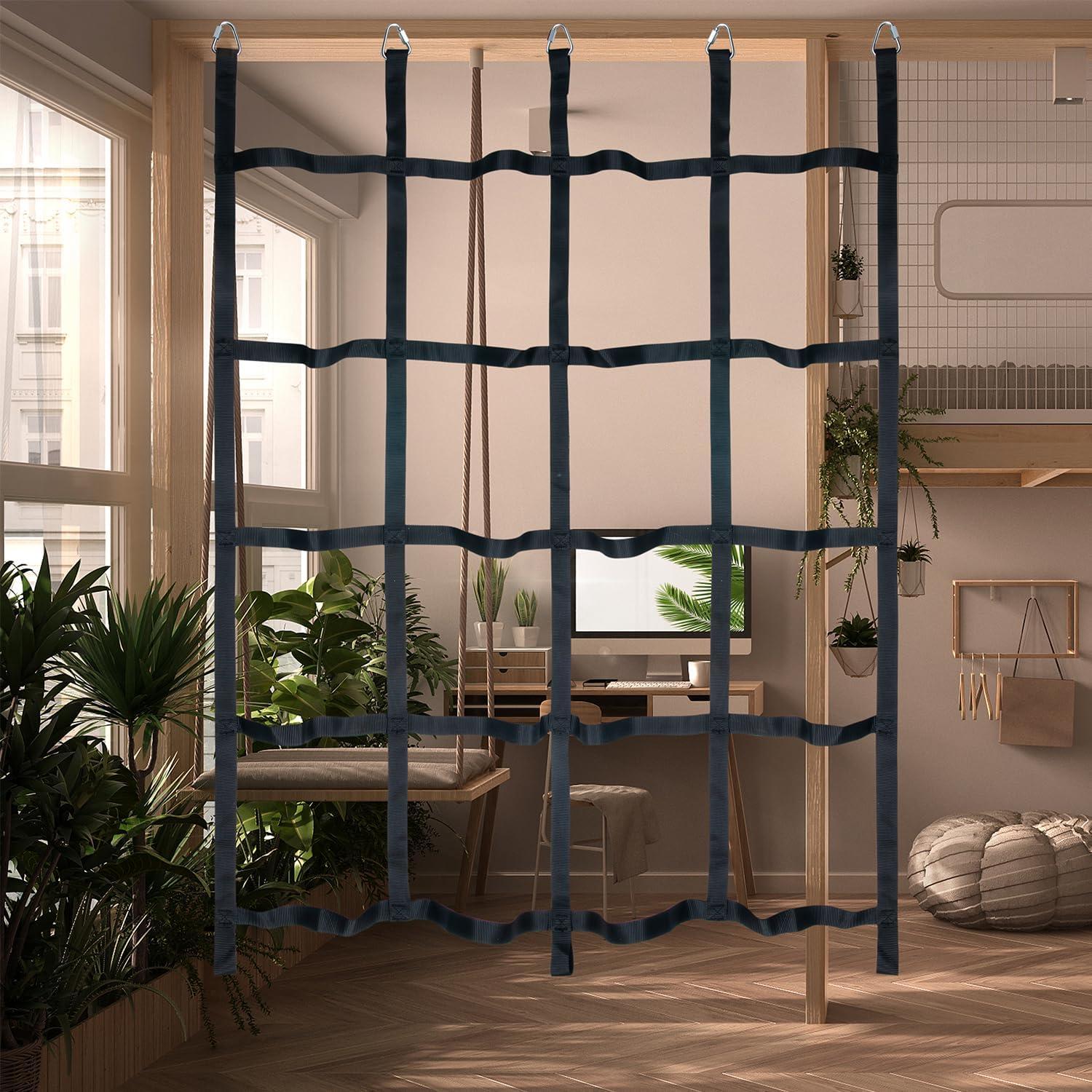 Red de Escalada para Niños MONT PLEASANT 1.47x1.85m Negra