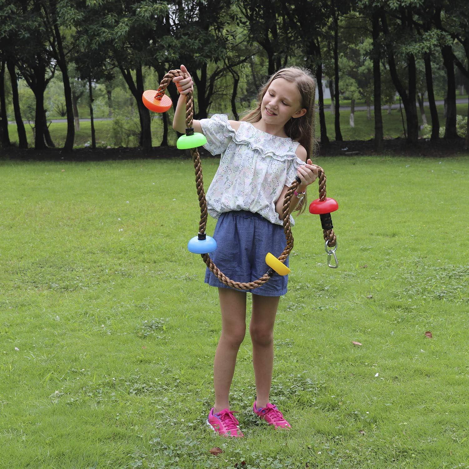 Cuerda de Escalada Colorida Rainbow Craft 2m - Ninja Warrior