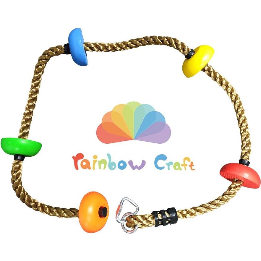 Cuerda de Escalada Colorida Rainbow Craft 2m - Ninja Warrior