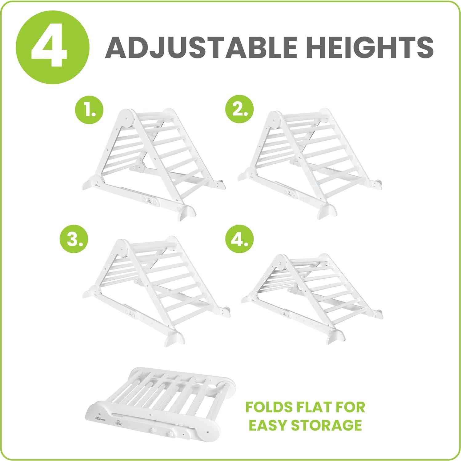 Triángulo de Escalada Plegable Little Partners Madera 66.4x98cm