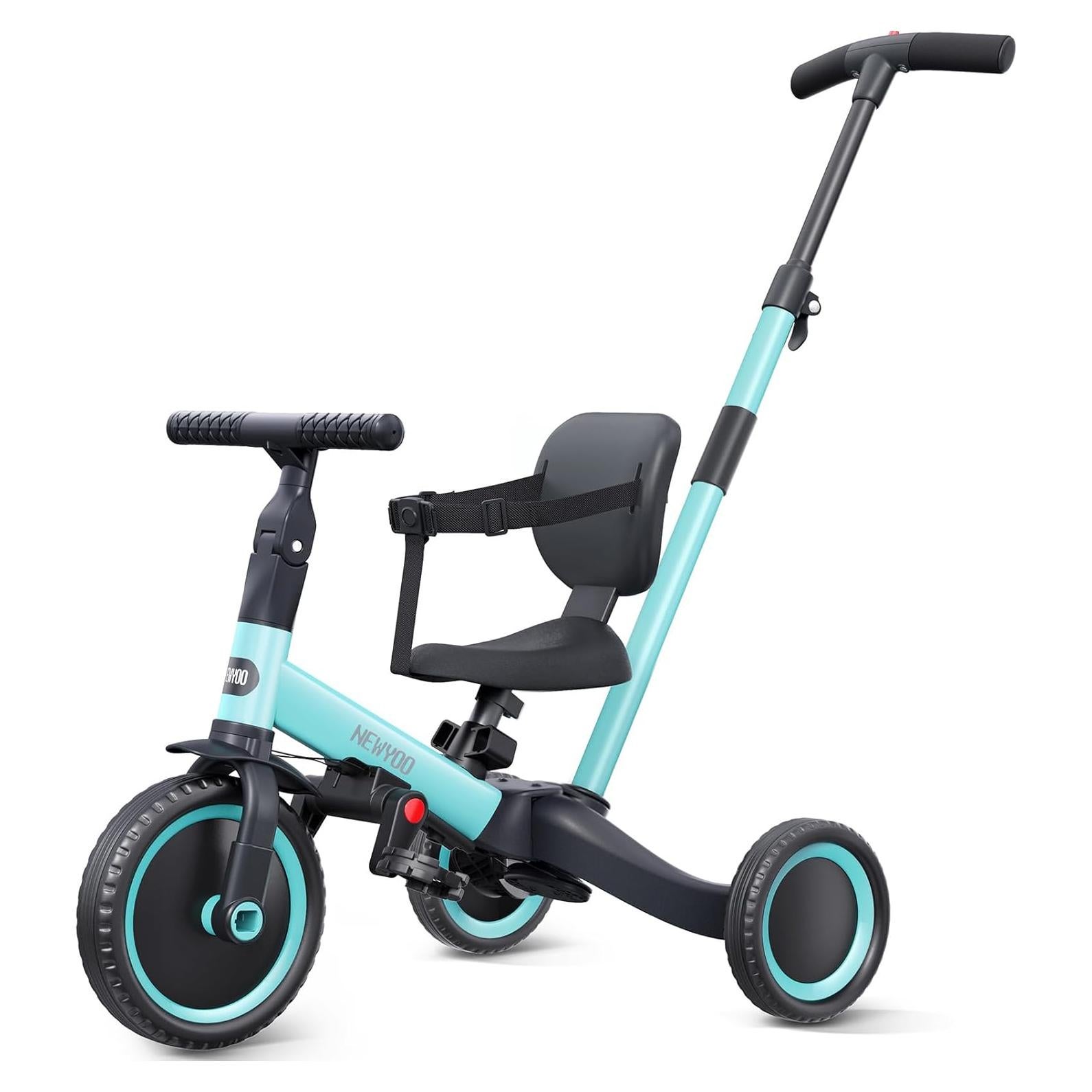 Triciclo Multifuncional Newyoo TR007 para Niños 1-3 Años Azul