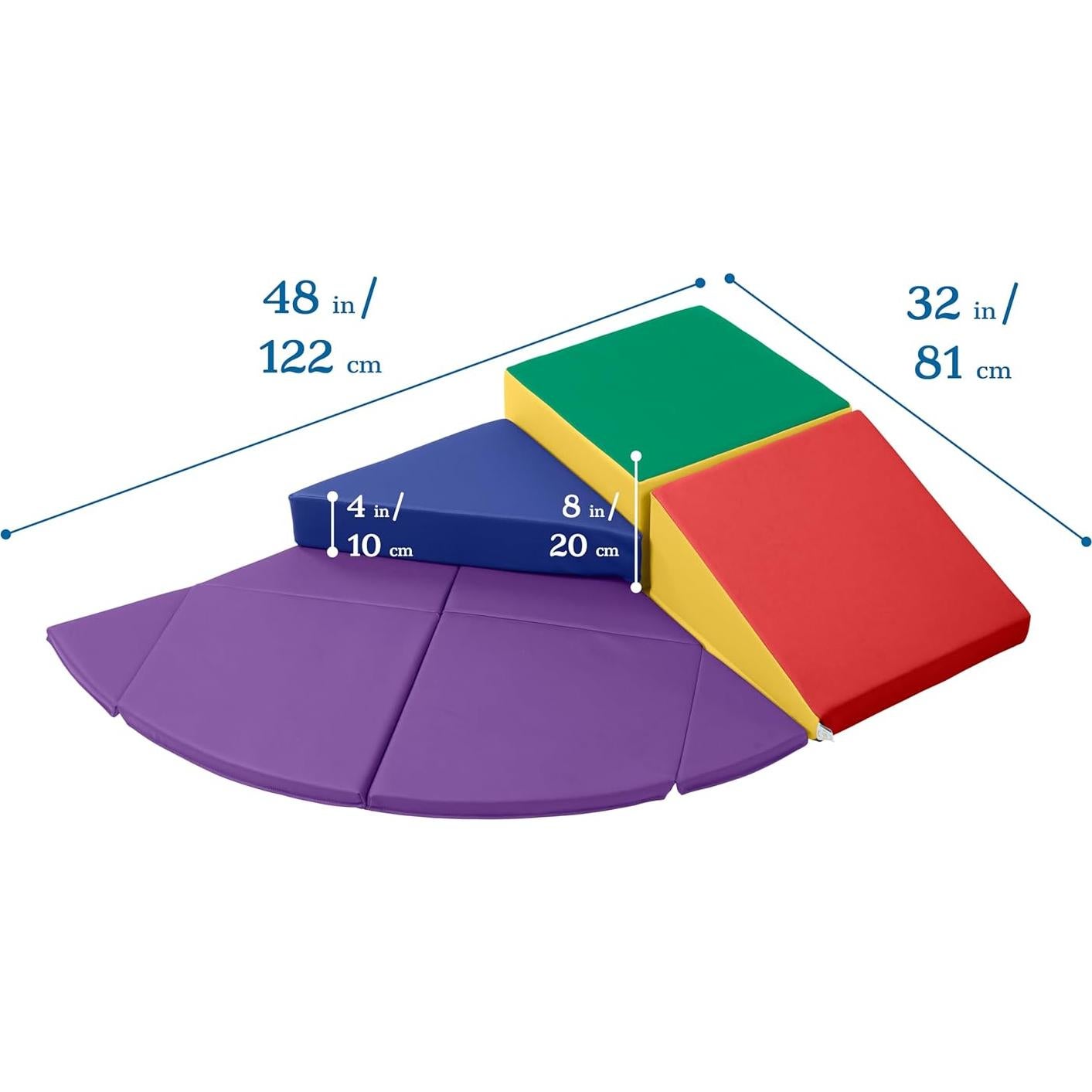 Escalador de Espuma ECR4Kids SoftZone Junior 4 Piezas