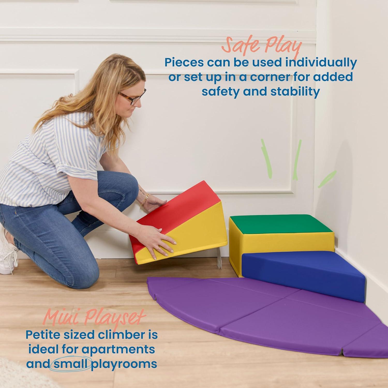 Escalador de Espuma ECR4Kids SoftZone Junior 4 Piezas