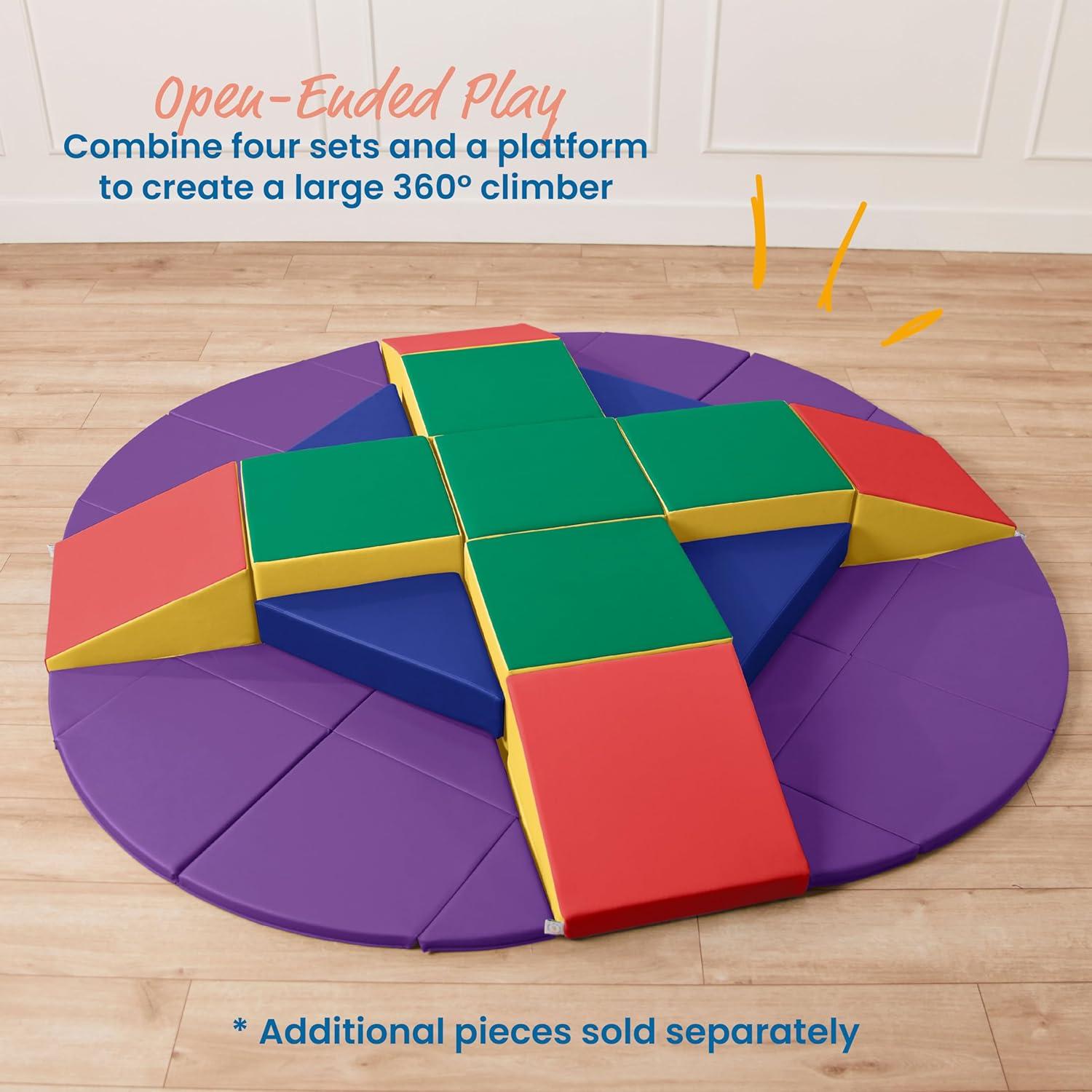 Escalador de Espuma ECR4Kids SoftZone Junior 4 Piezas