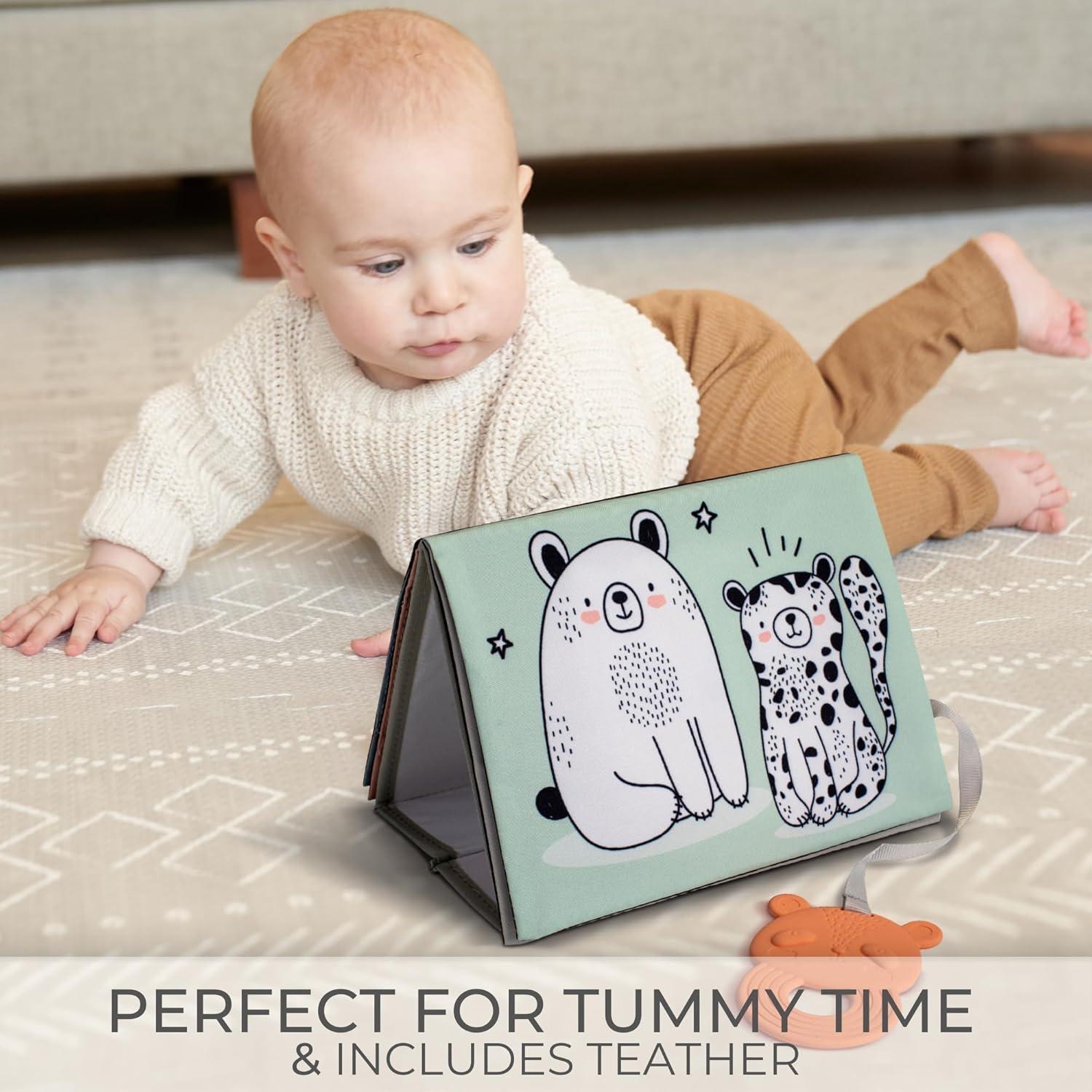 Libro Suave para Bebés ZICOTO - Juguete Montessori 19x15 cm