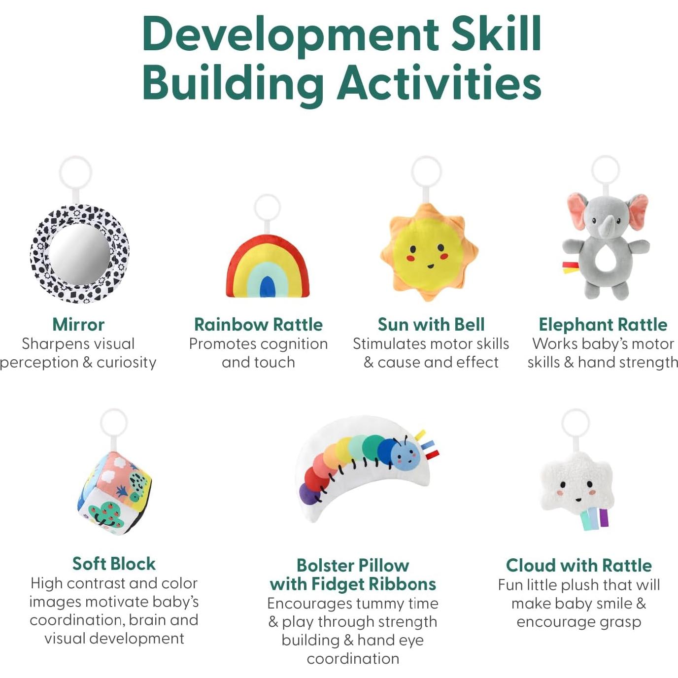 Gimnasio de Juego The Peanutshell 7 en 1 para Bebés 0-12 Meses