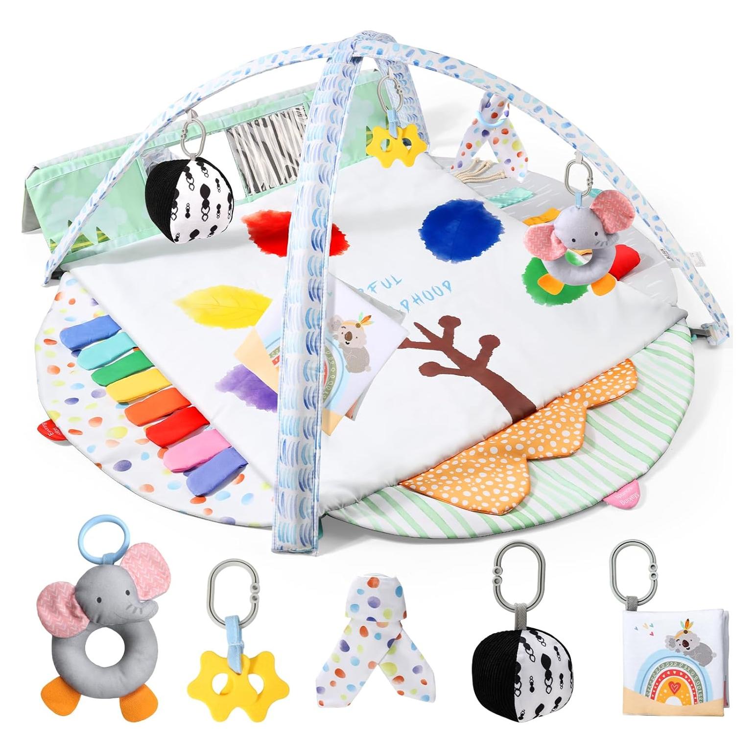 Alfombra de Juego Sensorial para Bebés 8766 - Lavable a Máquina