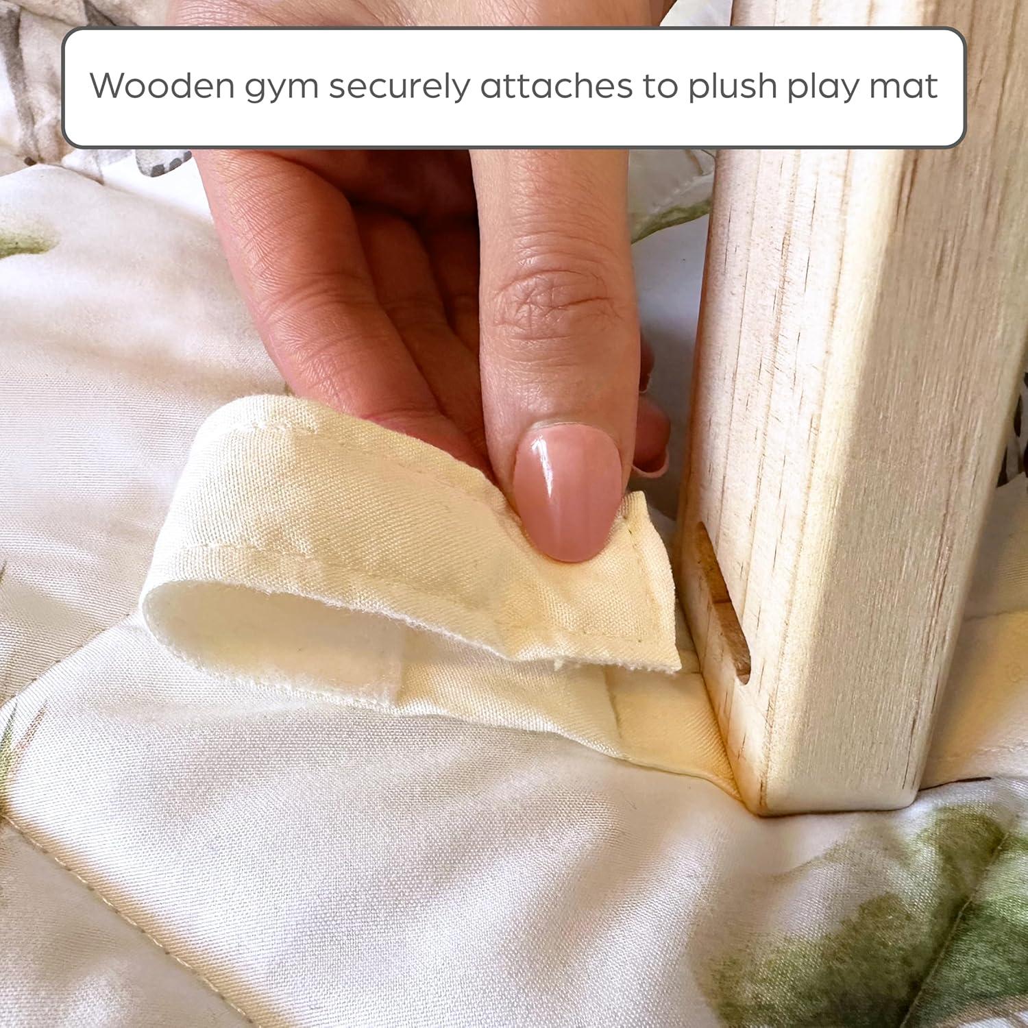 Gimnasio de Madera Premium Butterfly + Bloom para Bebés 0-12 Meses