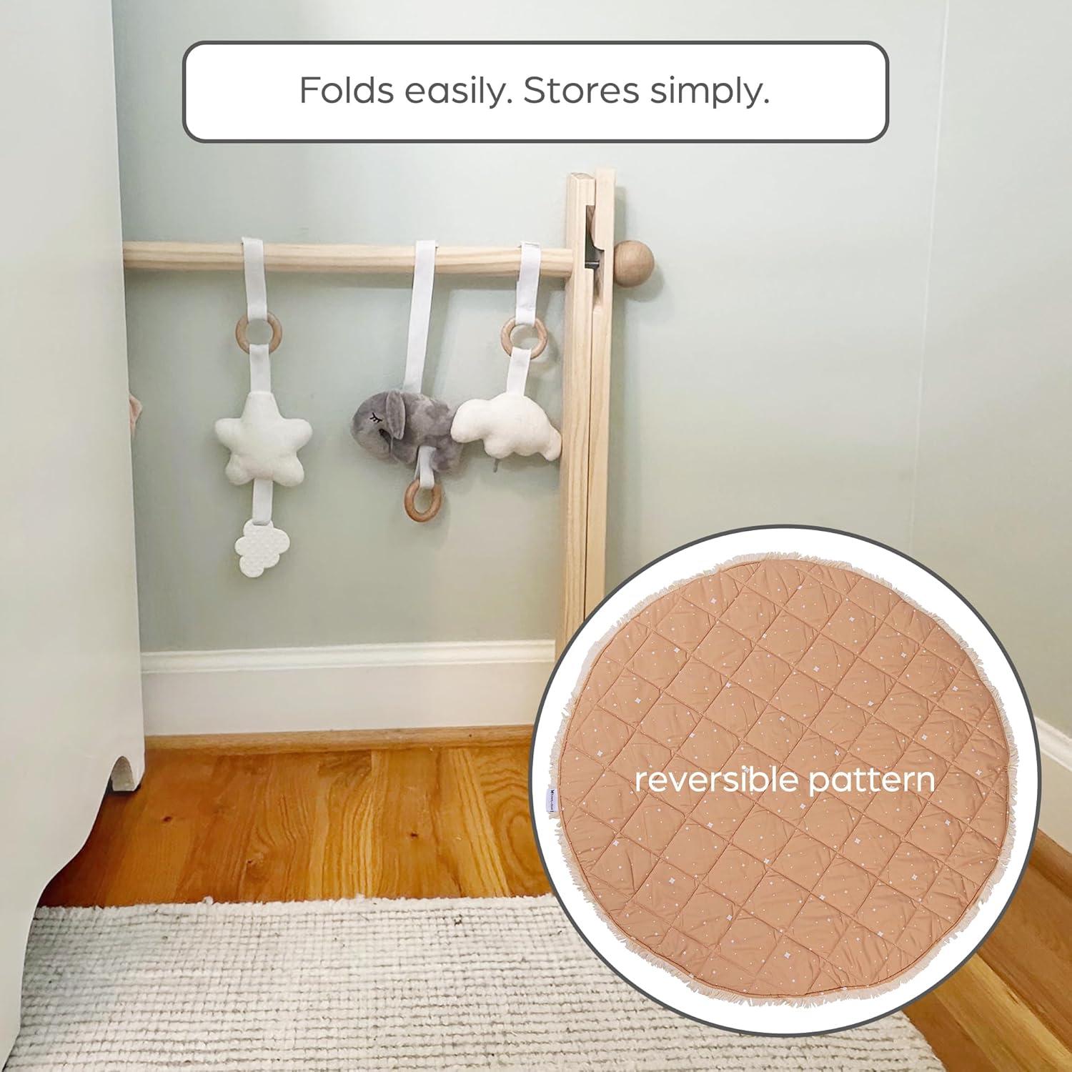 Gimnasio de Madera Premium Butterfly + Bloom para Bebés 0-12 Meses