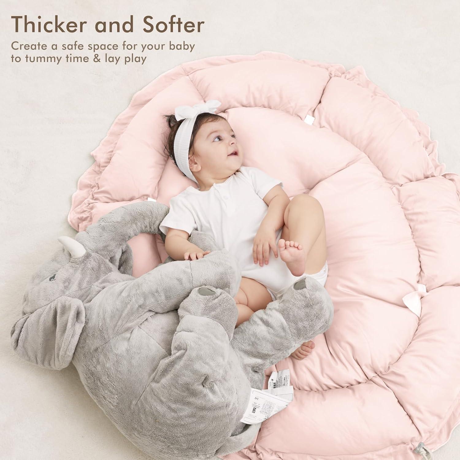 Alfombra de Juego 5 en 1 ANGELBLISS Rosa con Juguetes