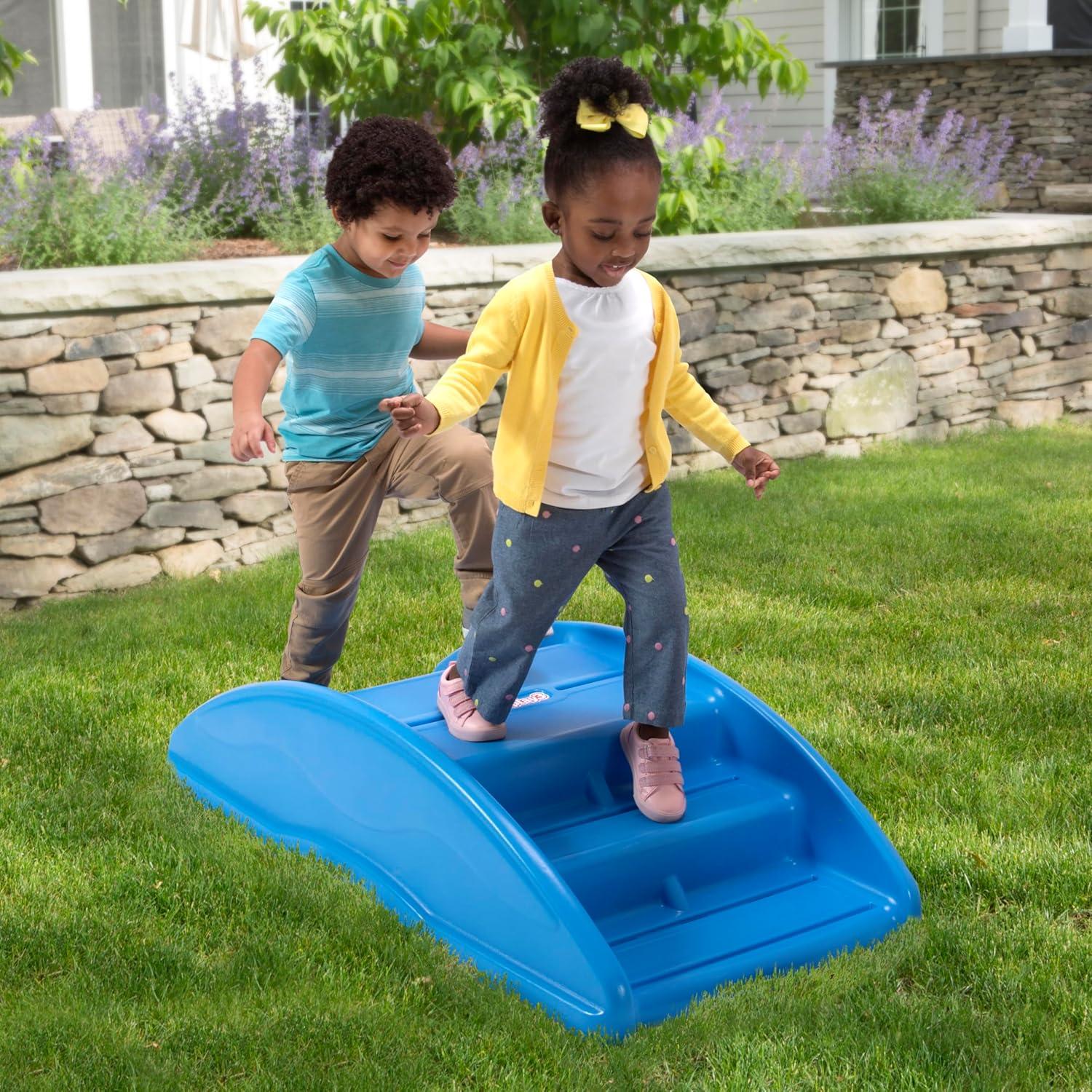 Balancín y Puente de Escalada Simplay3 Azul para 4 Niños