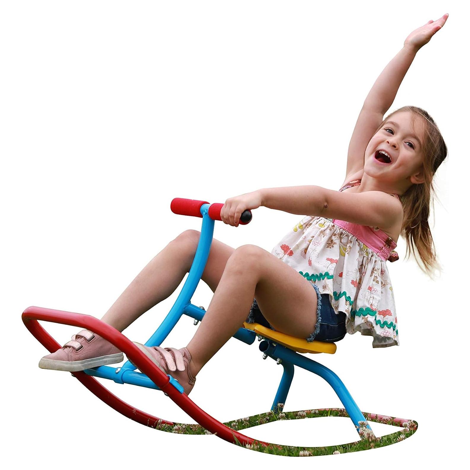 Caballo Balancín PLATPORTS para Niños - Juguete Seguro Rojo