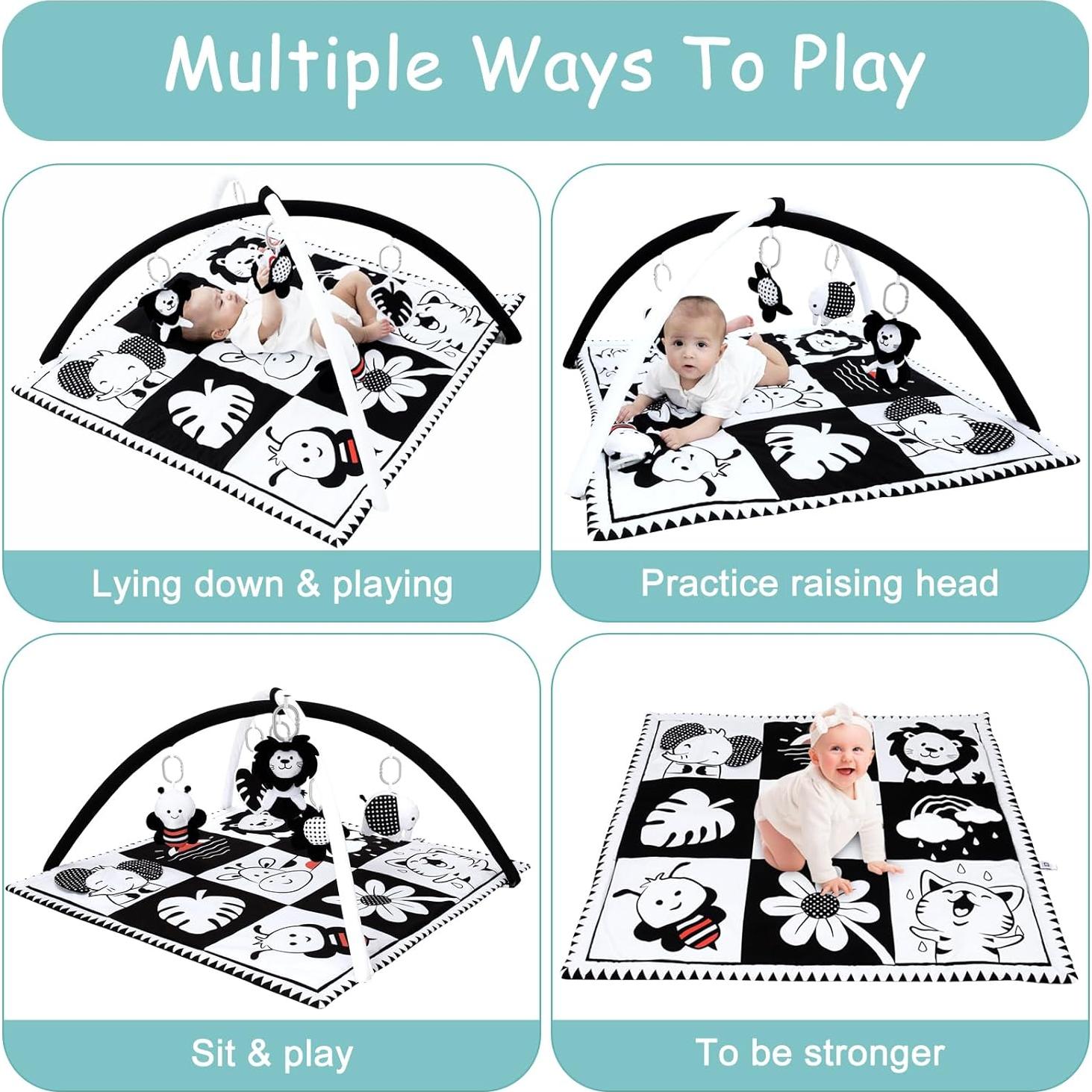 Alfombra de Actividad para Bebés Lovvie & Joy 90x90 cm