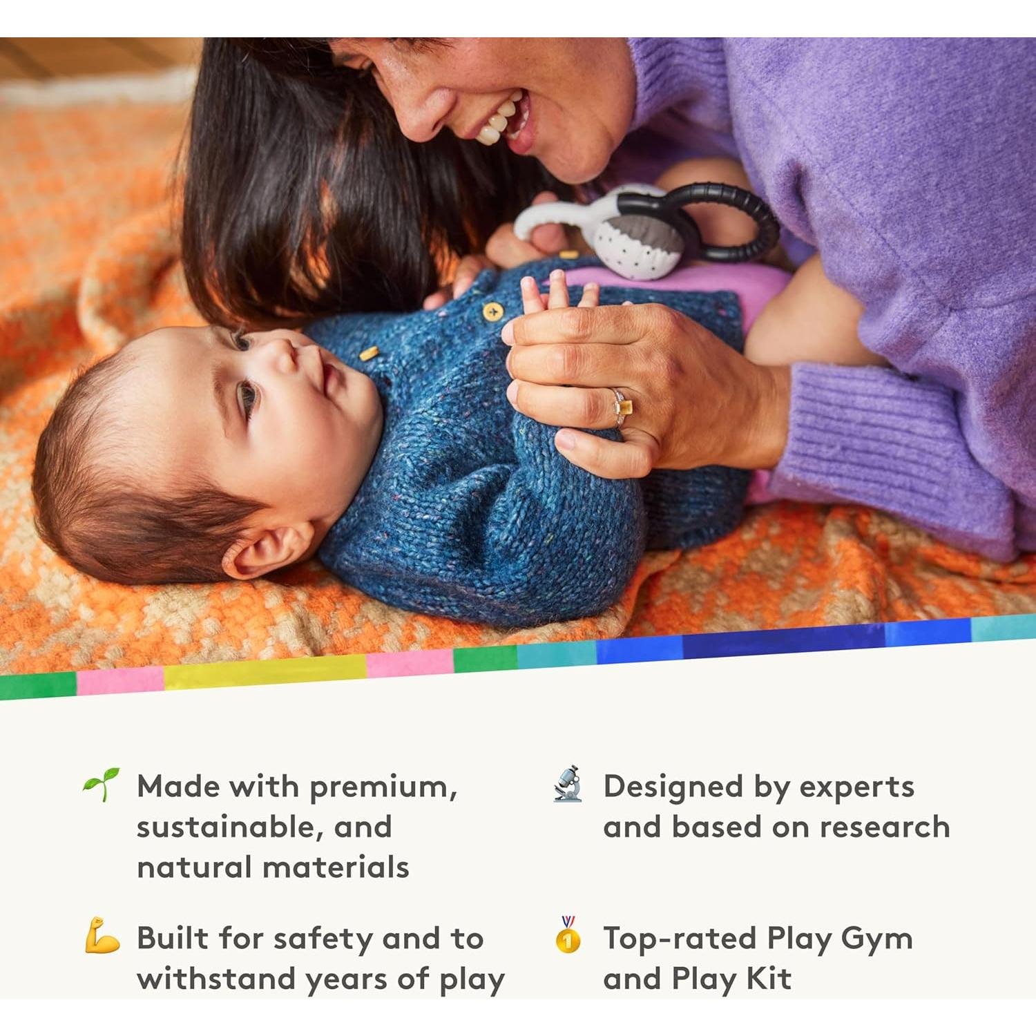 Conjunto de Regalo para Recién Nacidos Lovevery - Gimnasio de Juego y Kit Looker