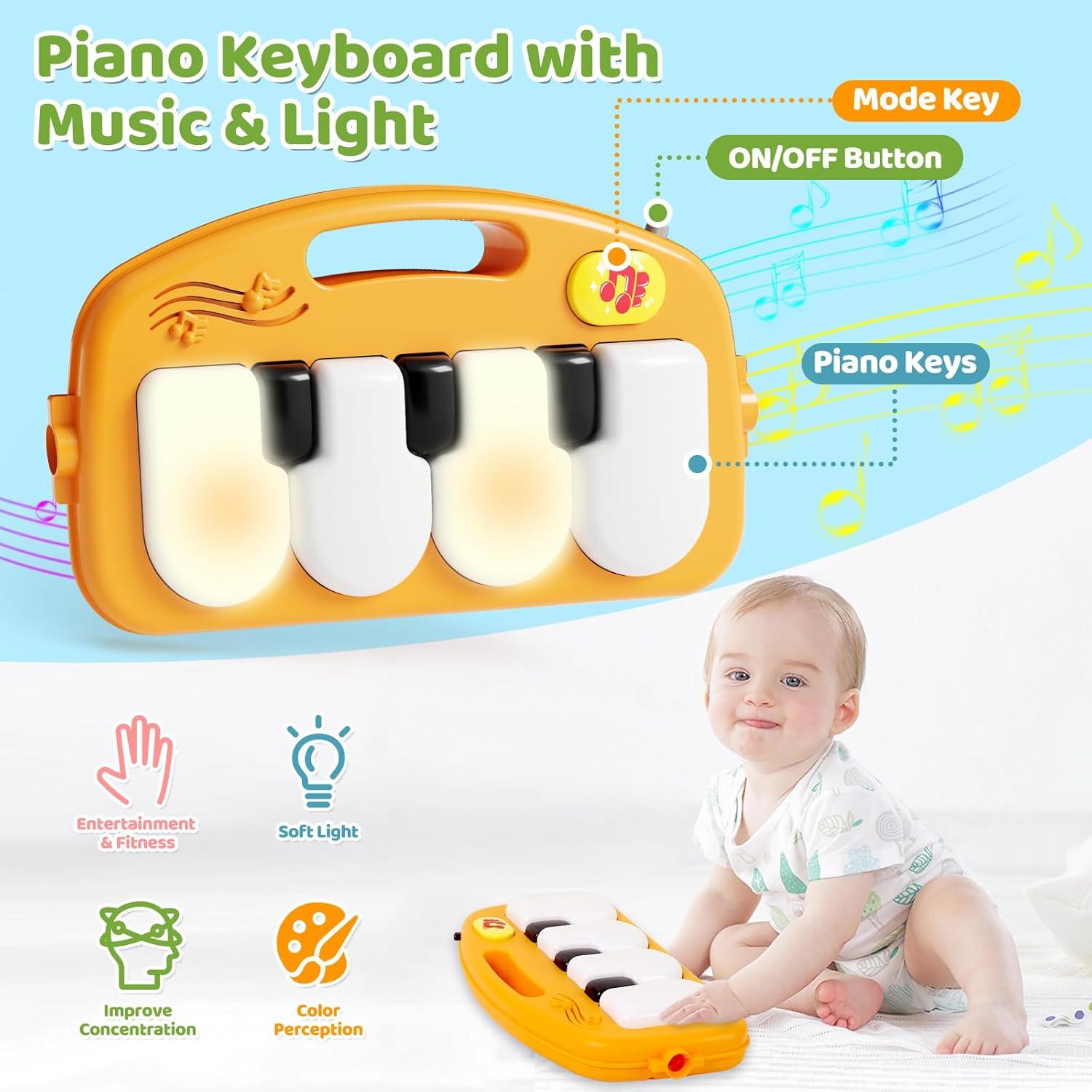 Alfombra de Juego y Andador para Bebés 2 en 1 - Verde