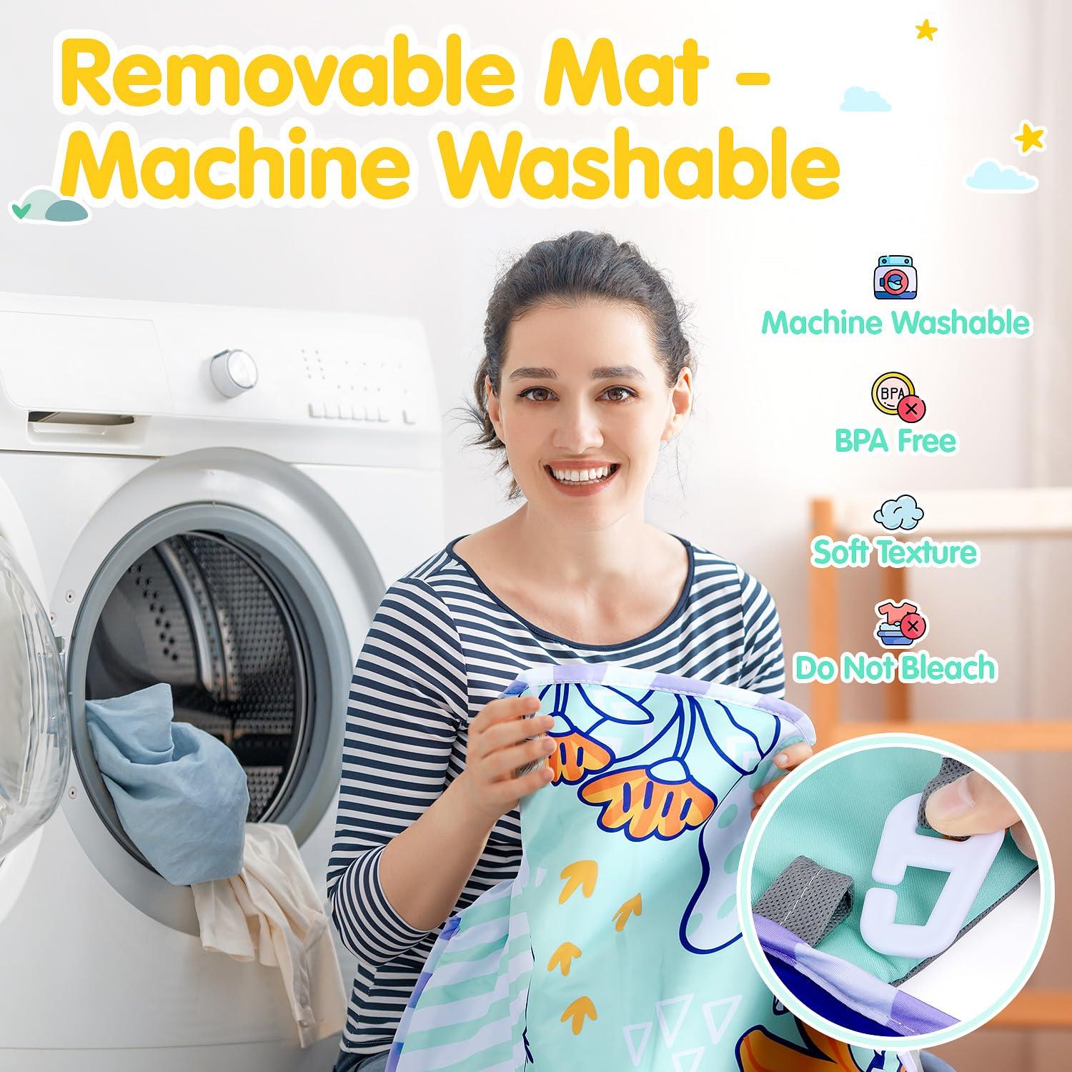 Alfombra de Juego 5-en-1 WeeHomm Dinosaurios 88.9 cm Lavable