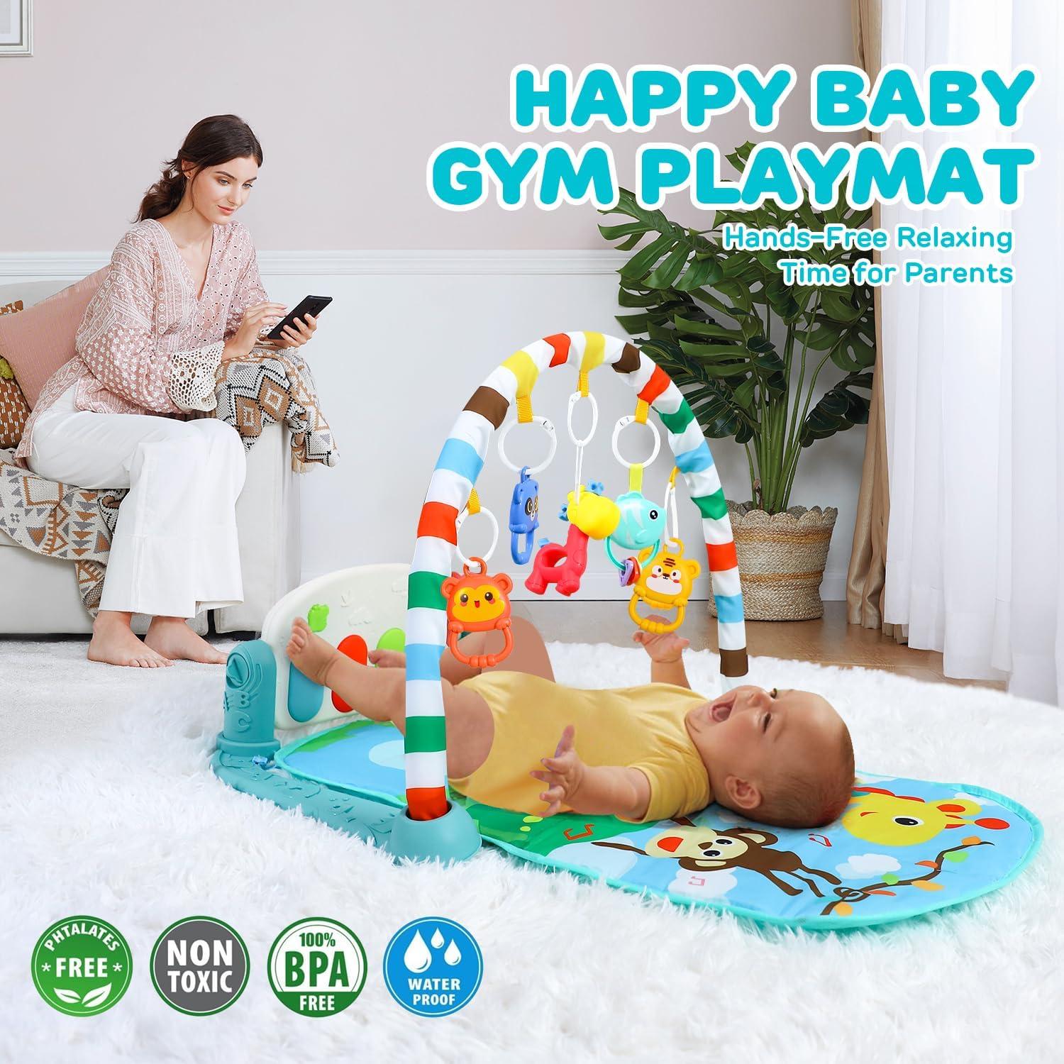 Alfombra de Juego Interactiva TOY Life para Bebés 0-12 Meses
