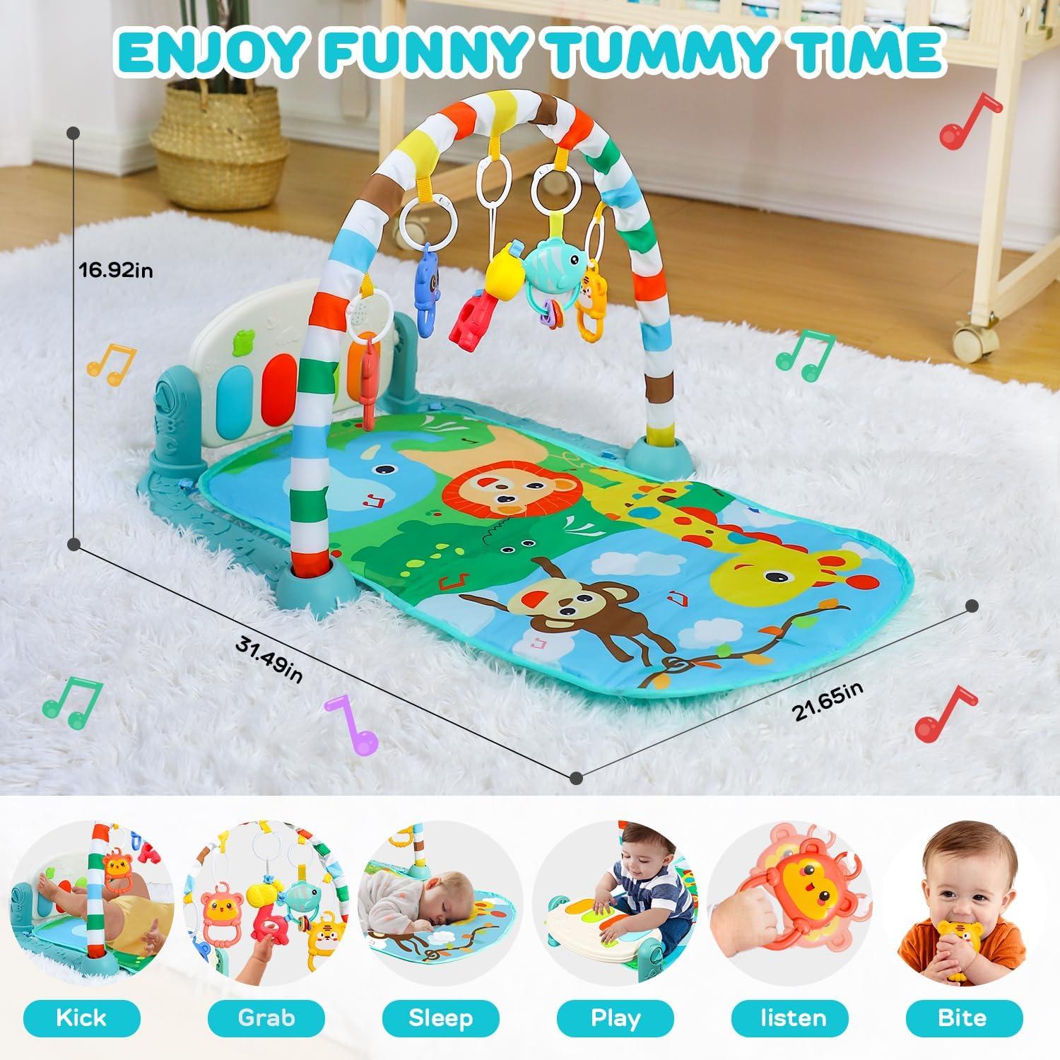 Alfombra de Juego Interactiva TOY Life para Bebés 0-12 Meses