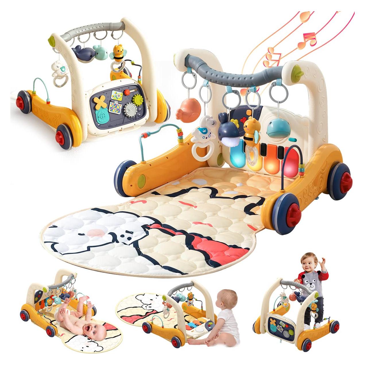 Gimnasio de Juego 4 en 1 para Bebés con Piano Musical