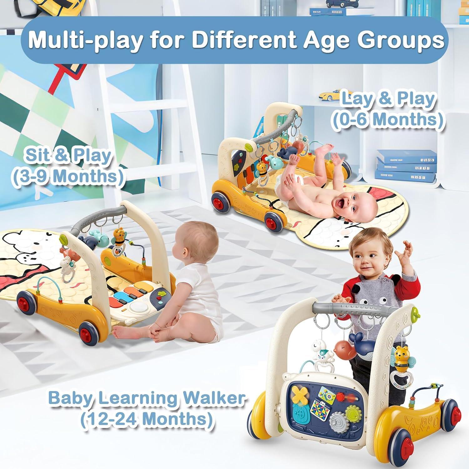 Gimnasio de Actividad para Bebés Wetoylst 3 en 1 con Piano