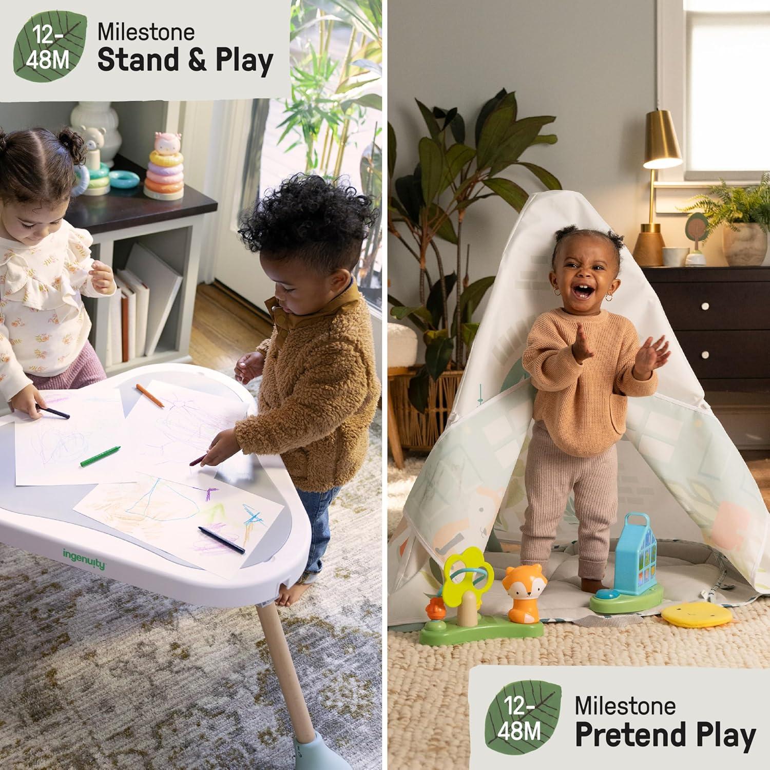 Centro de Hitos Tummy-to-Toes 6-en-1 Ingenuity para Bebés