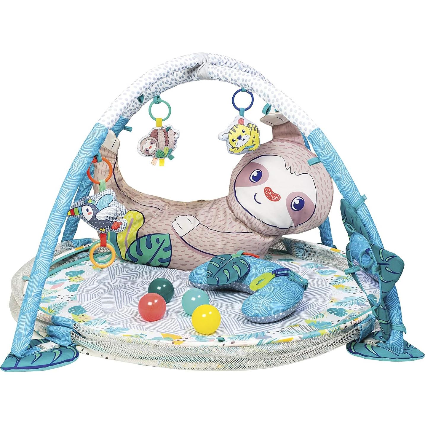 Gimnasio de Actividad Infantino 4 en 1 Perezoso con Pelotas