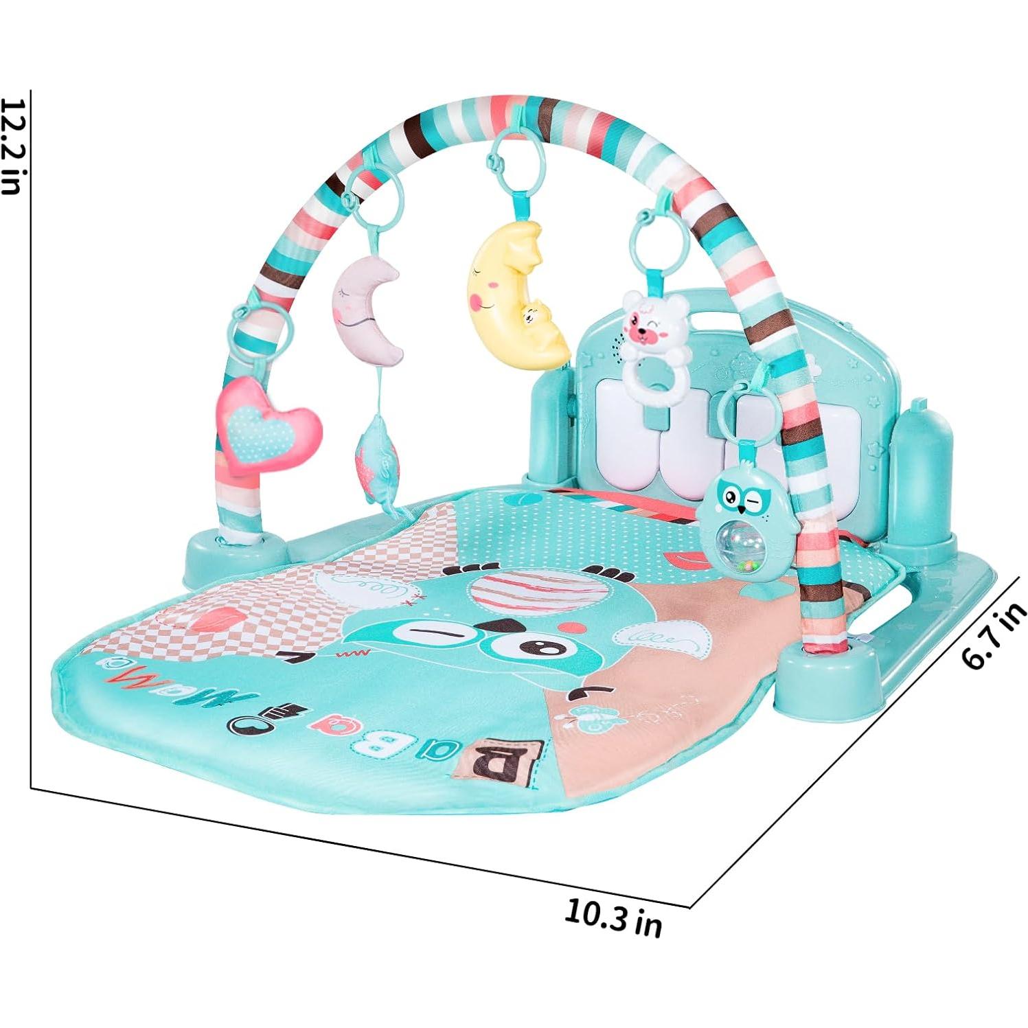 Gimnasio de Actividades para Bebés TEMI - Alfombra Musical 90x60cm