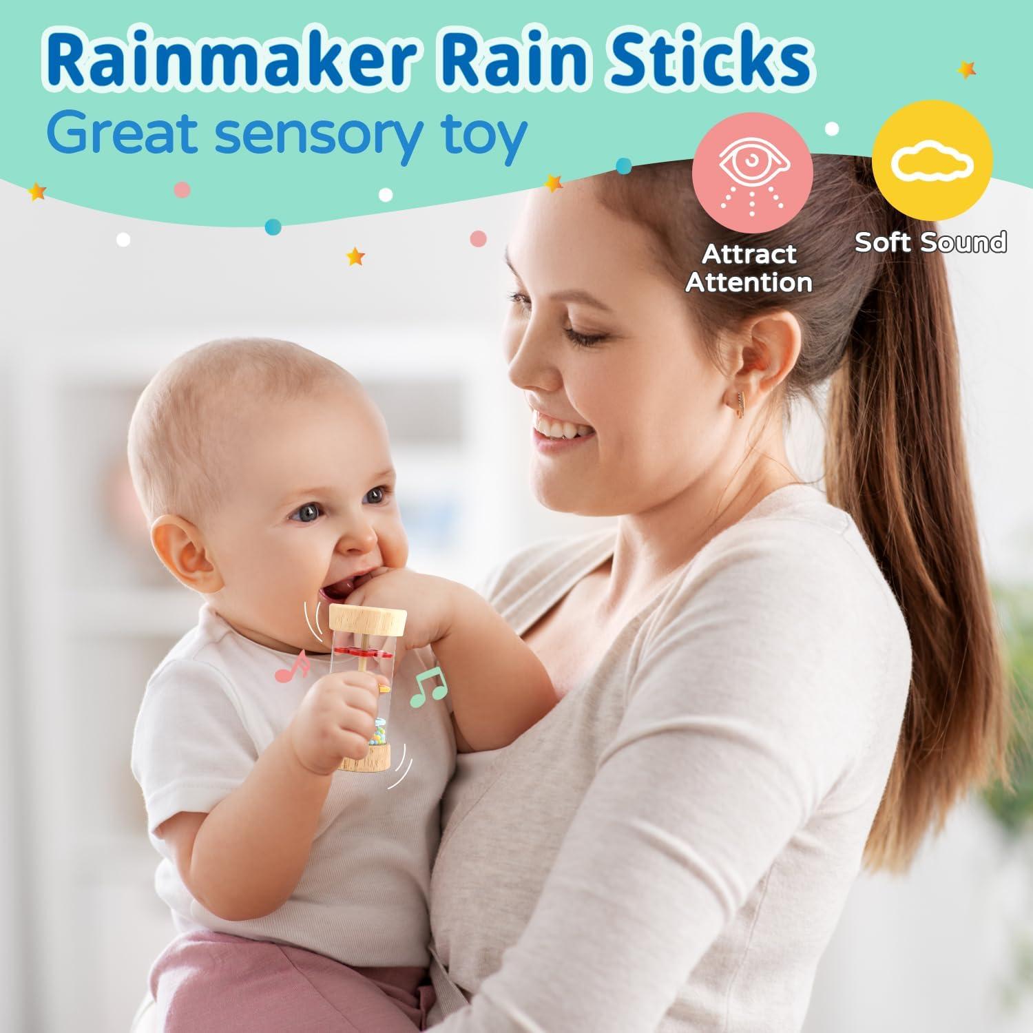 Set de Juguetes Montessori Dulsaera 7 en 1 para Bebés 0-6 Meses