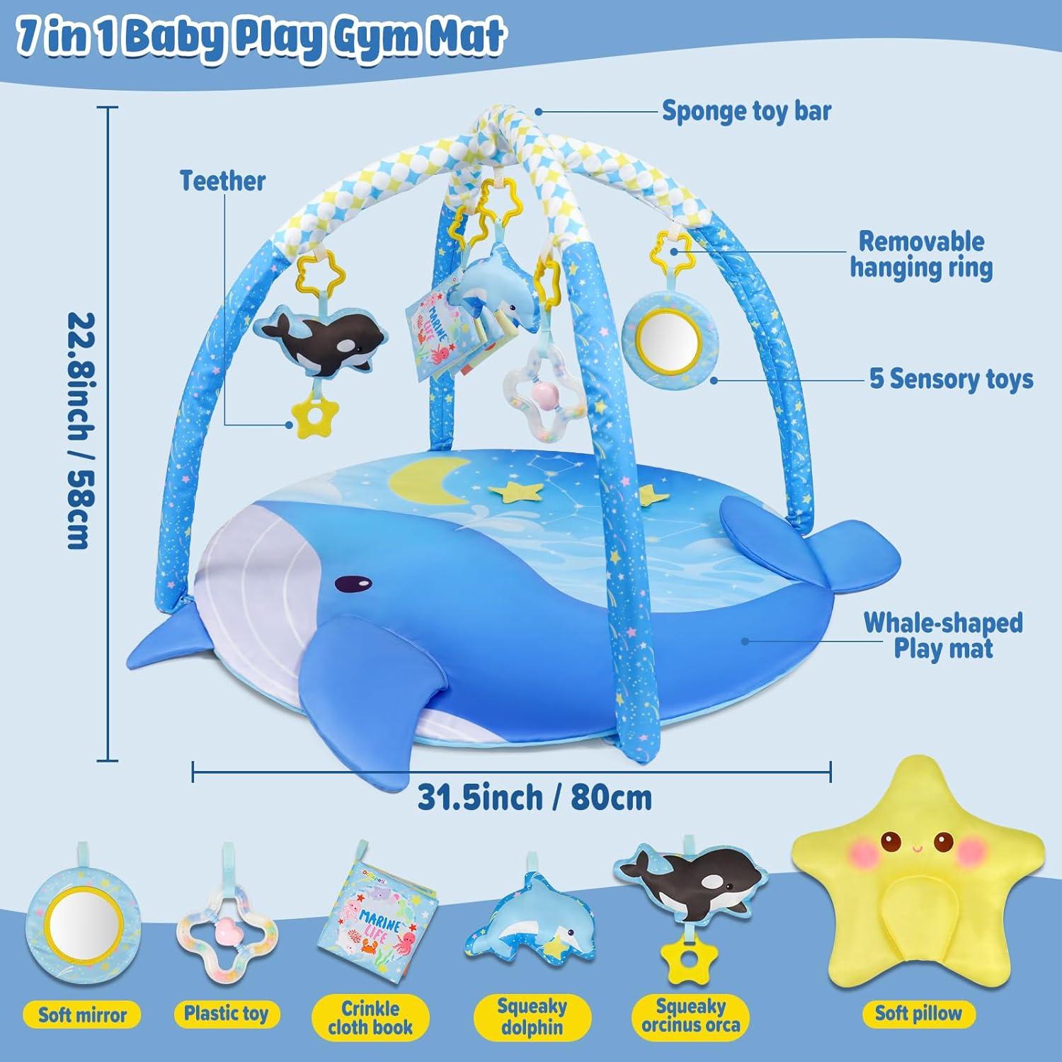 Alfombra de Juego Dr.Rapeti 79x79cm para Bebés 7 en 1