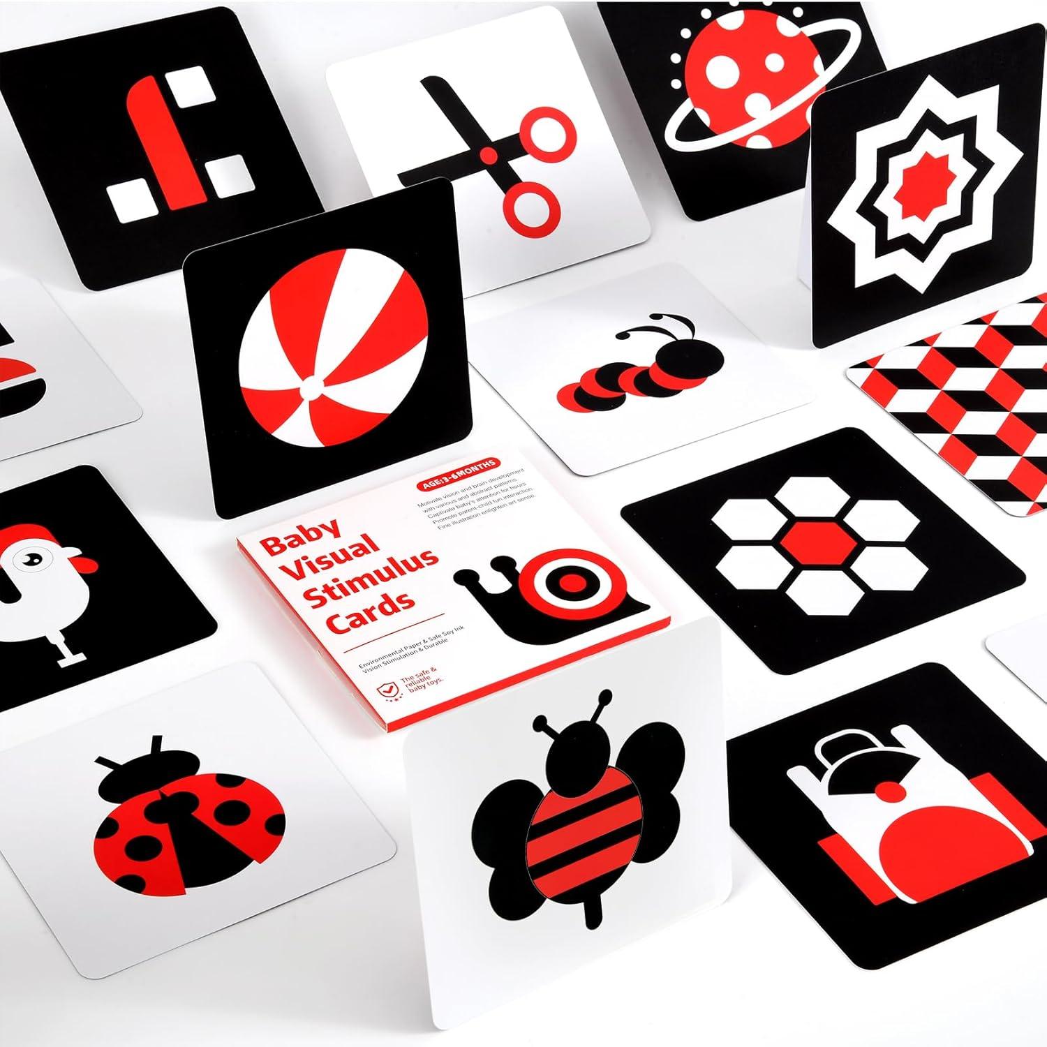 Toyssa Juguetes Educativos de Madera 6 en 1 para Bebés 0-6 Meses