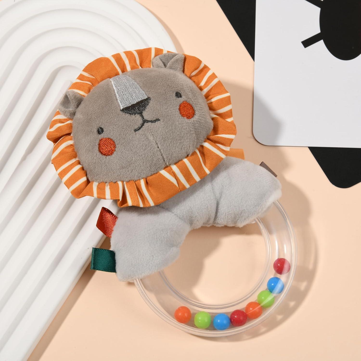 Toyssa Juguetes Educativos de Madera 6 en 1 para Bebés 0-6 Meses