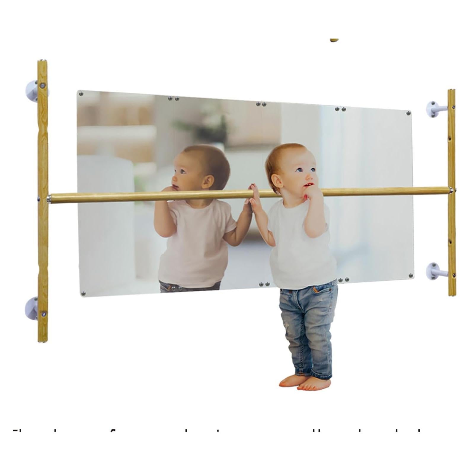 Juego de Espejo de Coordinación Montessori Pull and Stair 1.22m