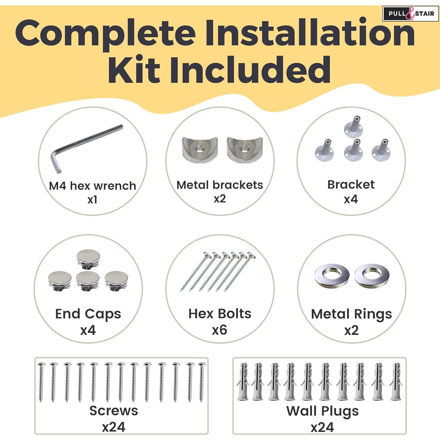 Juego de Espejo de Coordinación Montessori Pull and Stair 1.22m