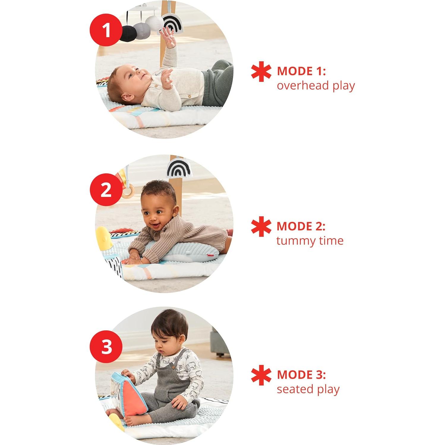 Gimnasio de Juego Montessori Skip Hop + Juguete Dentición Elefante