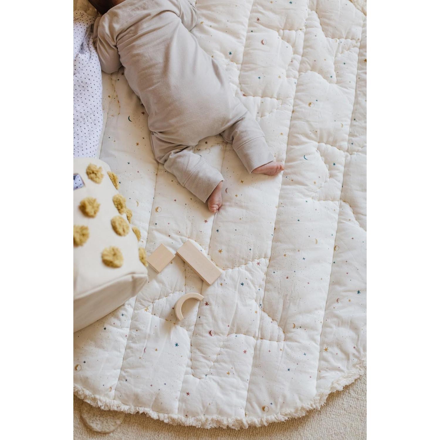 Alfombra de Juego Pehr Baby Celestial 101.6 cm Algodón 100% Acolchado