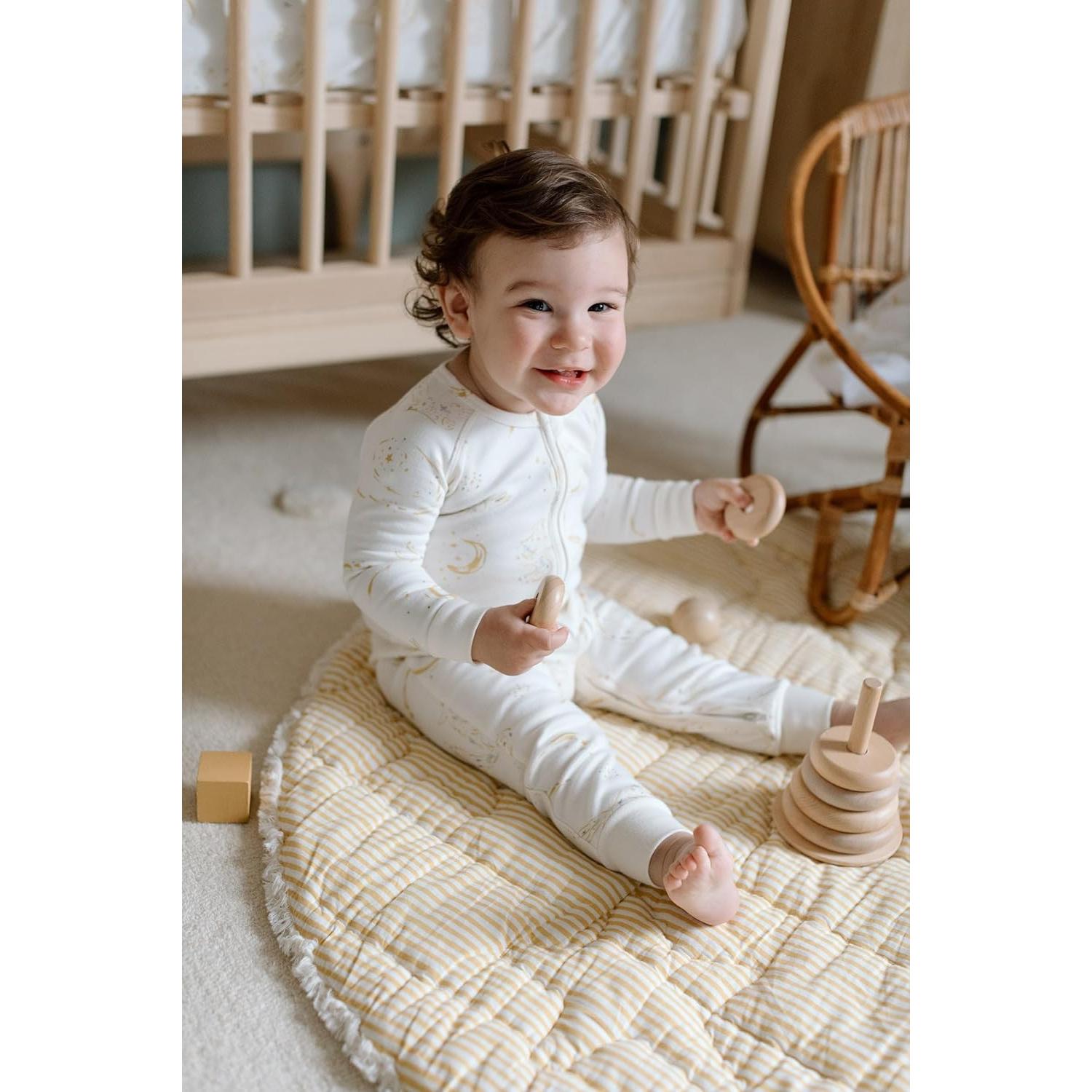 Alfombra de Juego Pehr Baby Celestial 101.6 cm Algodón 100% Acolchado