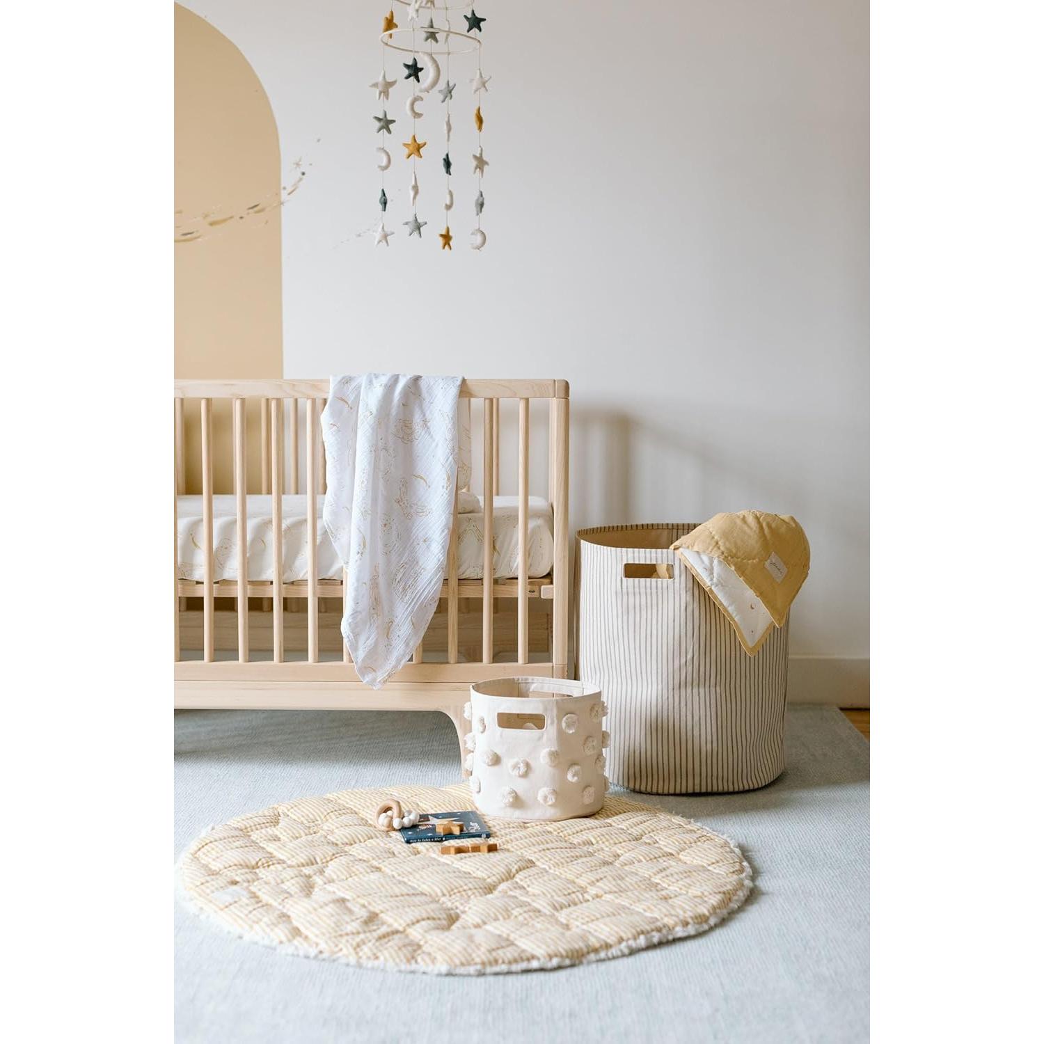 Alfombra de Juego Pehr Baby Celestial 101.6 cm Algodón 100% Acolchado