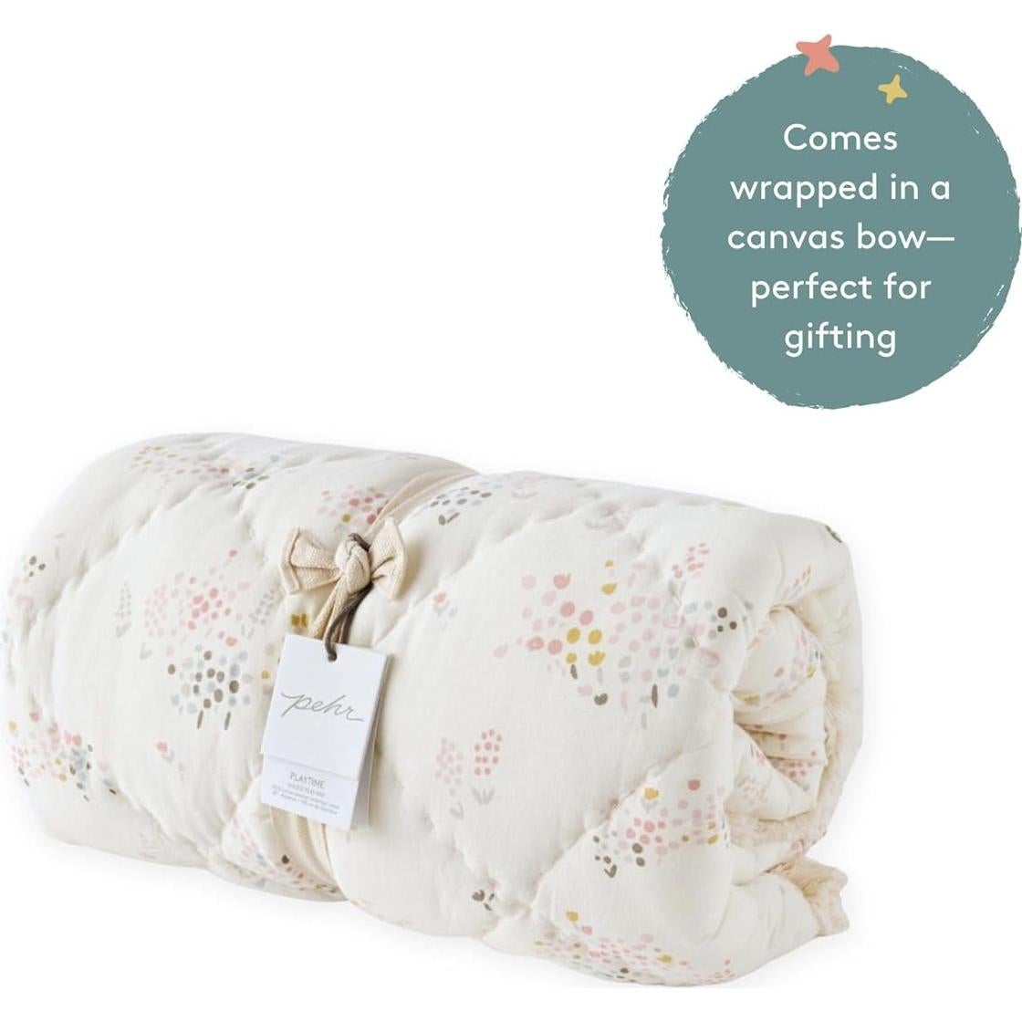 Alfombra de Juego Pehr Baby Celestial 101.6 cm Algodón 100% Acolchado