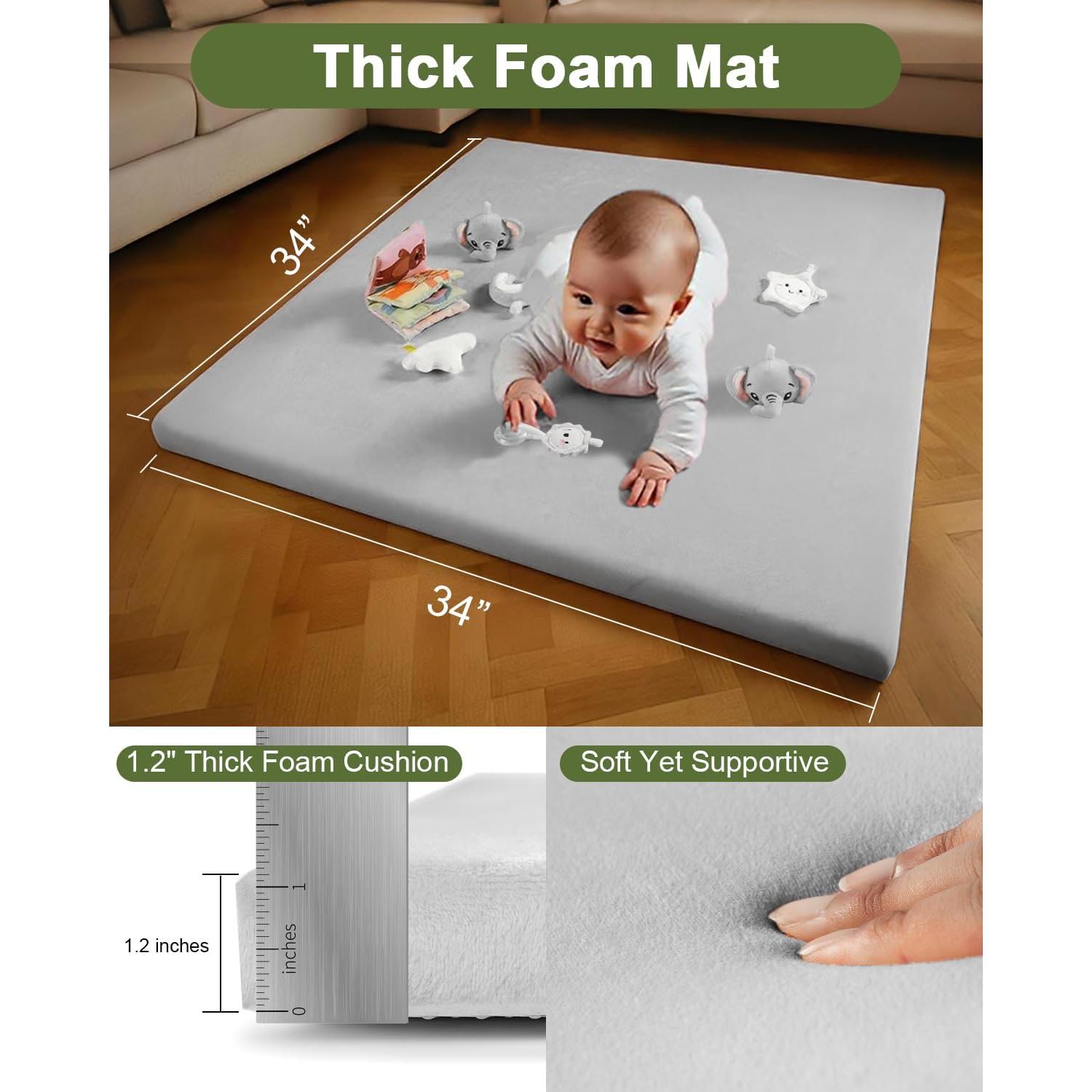 Gimnasio de Juego para Bebés JINAN - Alfombra Suave Antideslizante