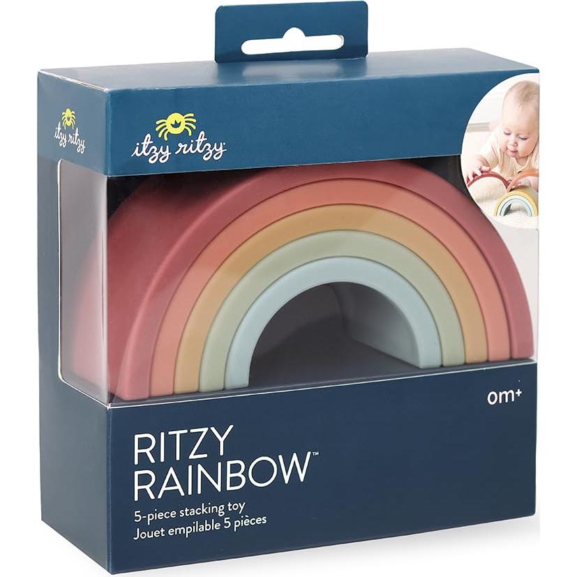 Juguete Apilable Arcoíris Itzy Ritzy - 5 Arcos Flexibles