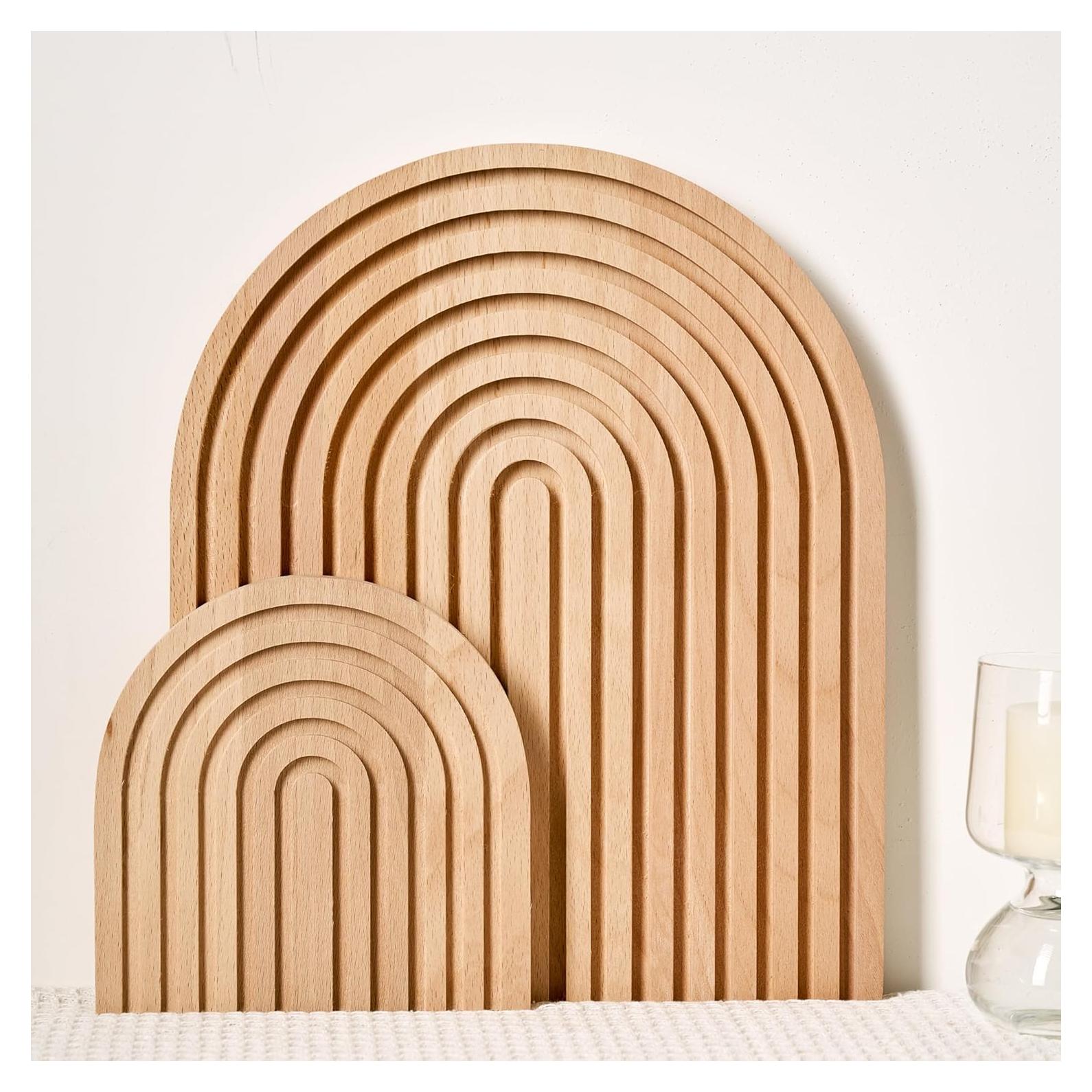 Set de 2 Arcos de Arcoíris de Madera Homtik - Decoración Boho