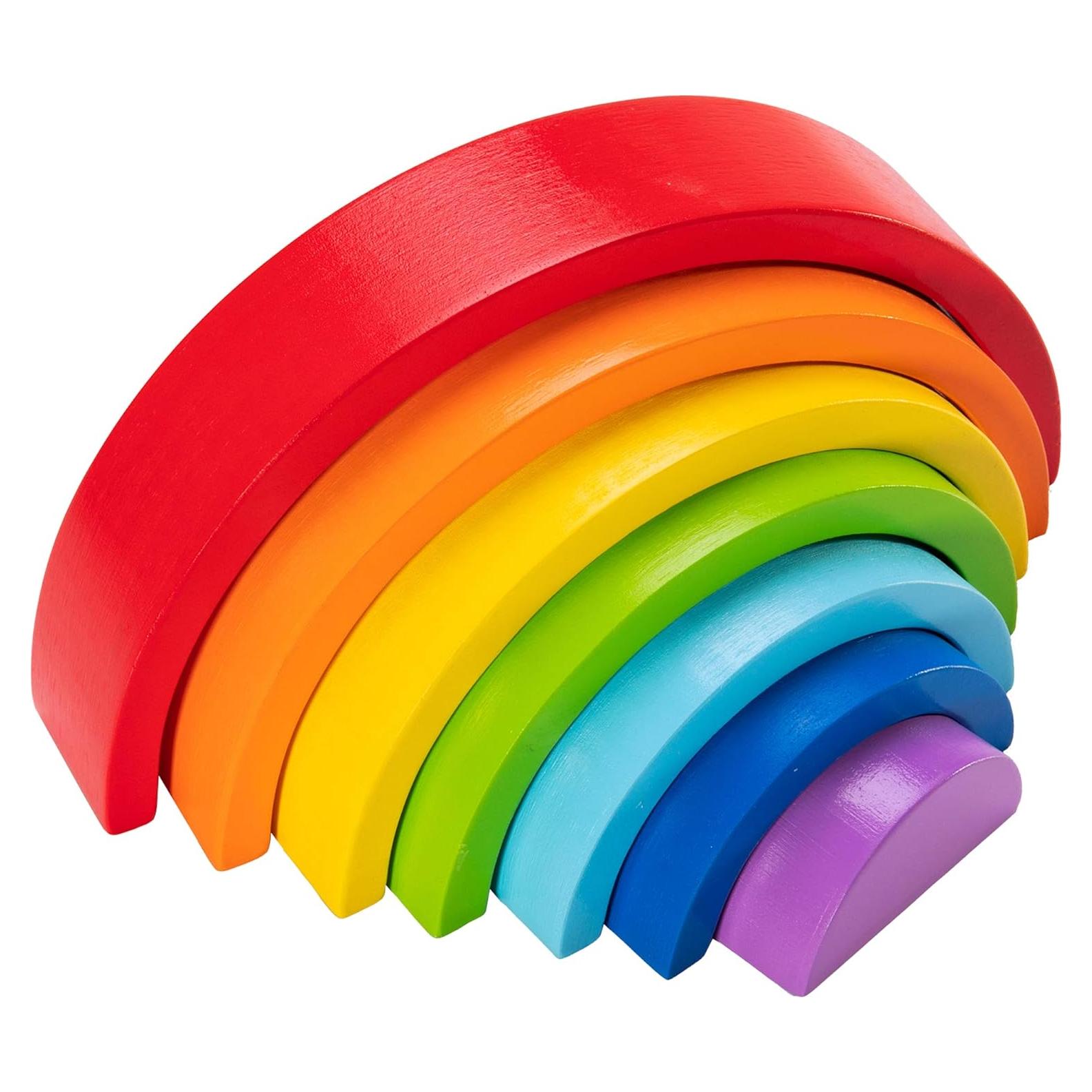Apilador Arcoíris Fat Brain Toys - Juguete Educativo 7 Arcos