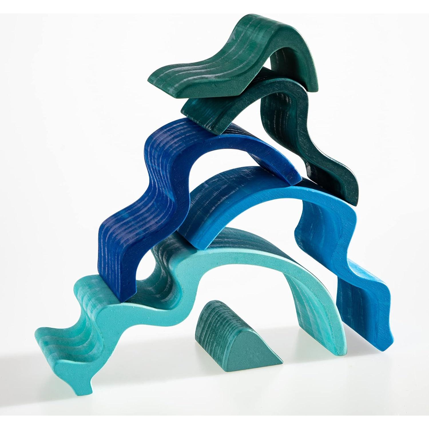 Juguete Apilador Arcoíris de Madera MerryHeart - Educativo 3+