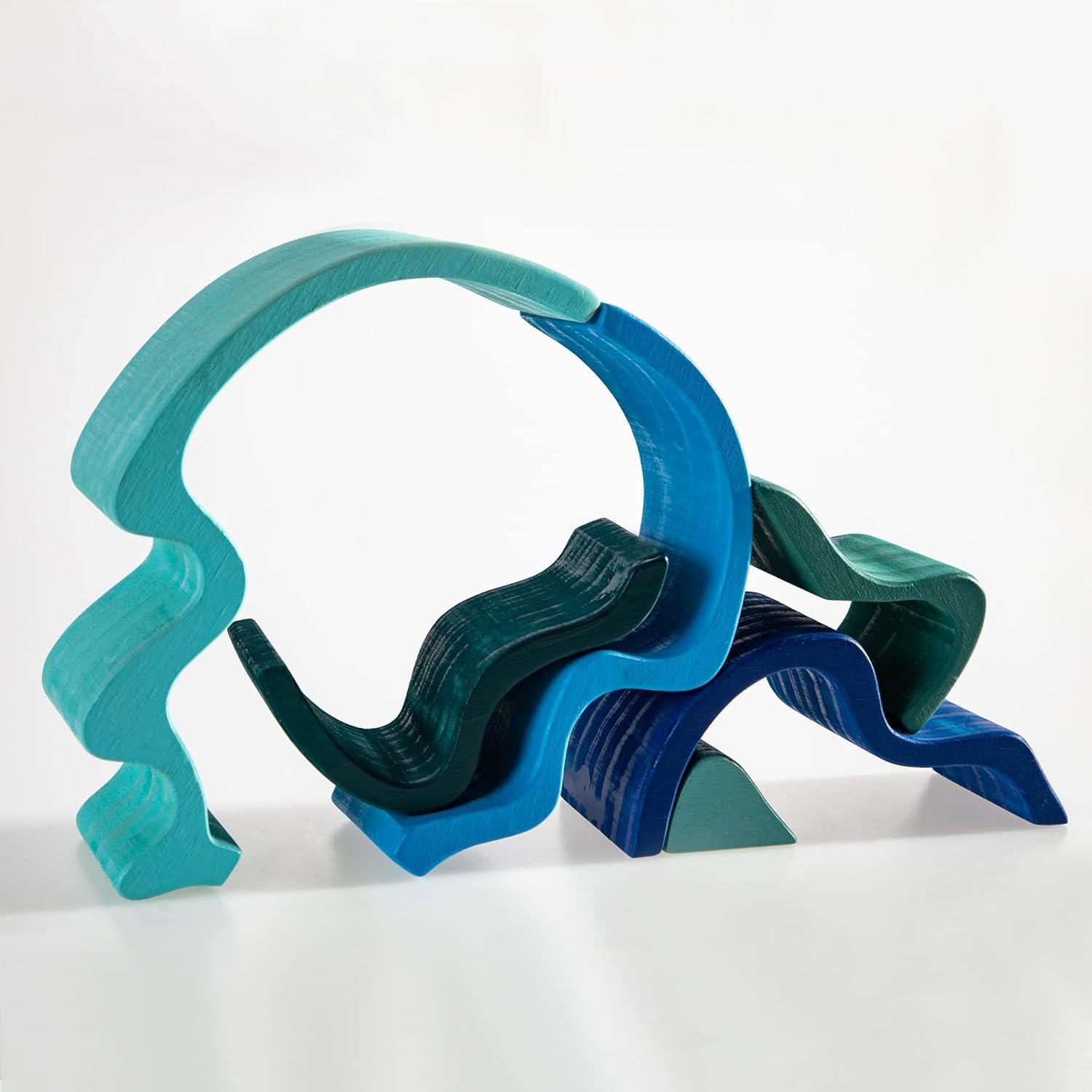 Juguete Apilador Arcoíris de Madera MerryHeart - Educativo 3+